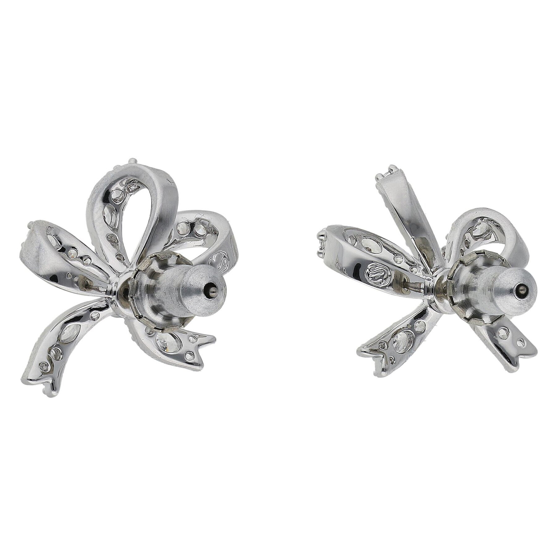 Swarovski Обици Volta 5647579 Сребрист - Pepit.bg