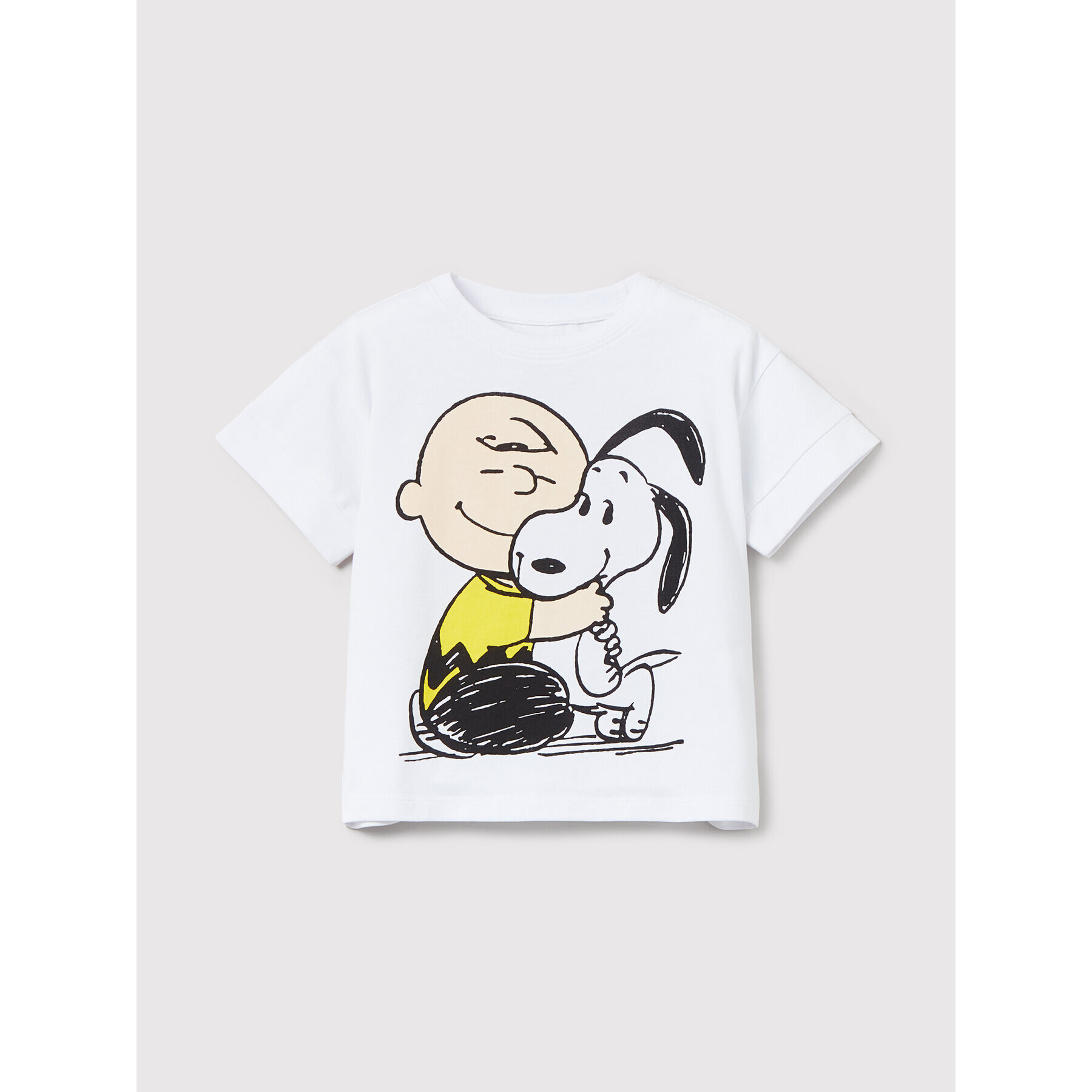 OVS Тишърт PEANUTS 1449511 Бял Regular Fit - Pepit.bg