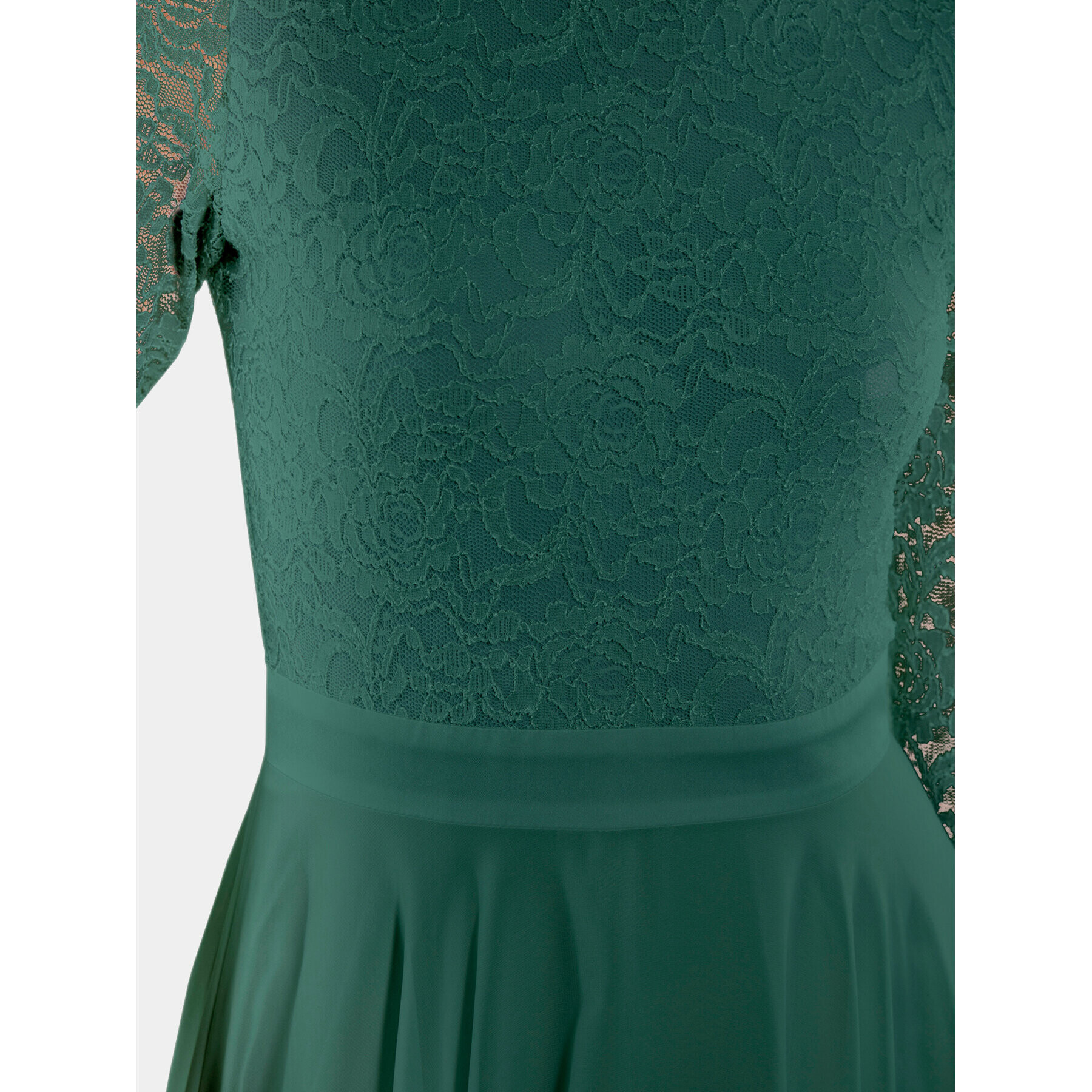 Swing Коктейлна рокля 77761710 Зелен Regular Fit - Pepit.bg
