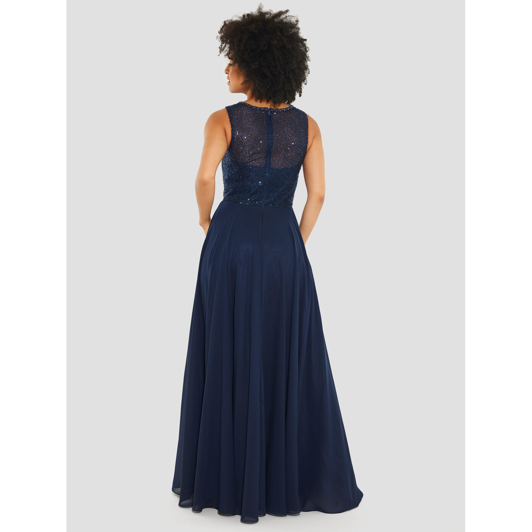 Swing Официална рокля 5AD19800 Тъмносин Regular Fit - Pepit.bg