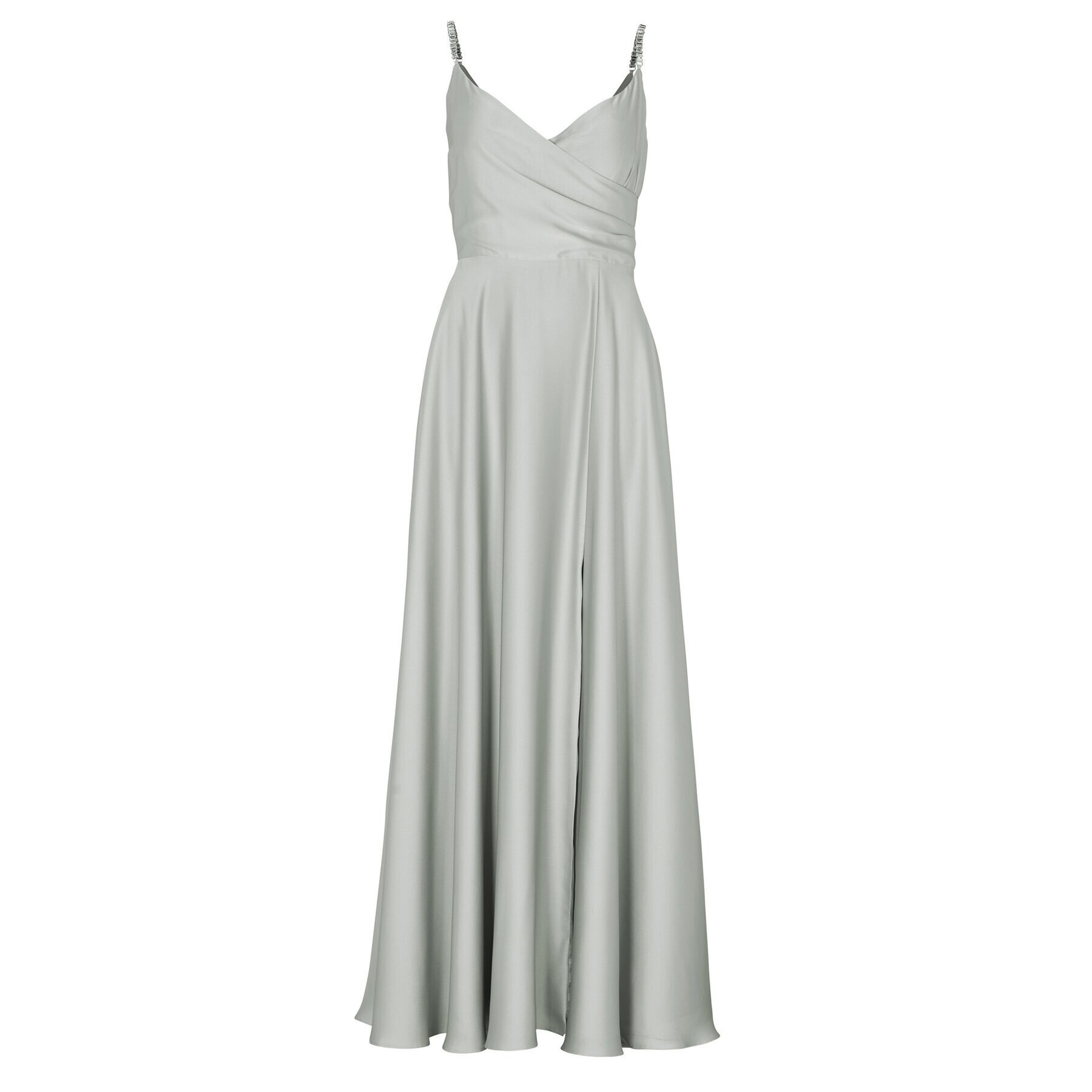 Swing Официална рокля 5AE12300 Сив Slim Fit - Pepit.bg