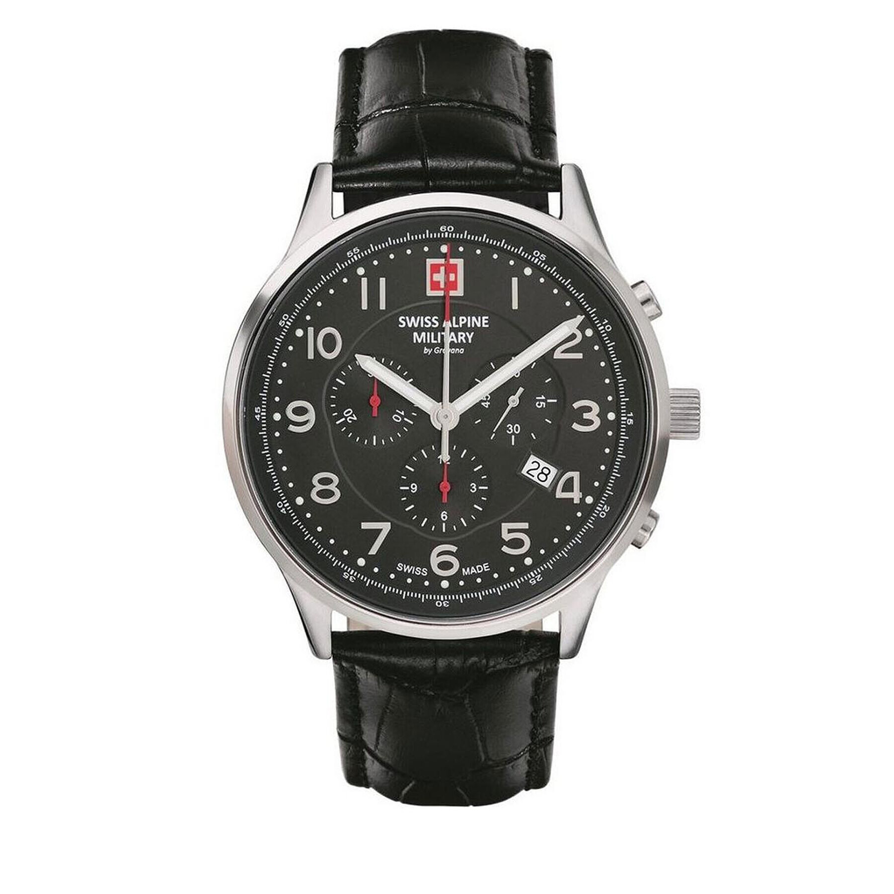 Swiss Alpine Military Часовник 7084.9537 Черен - Pepit.bg