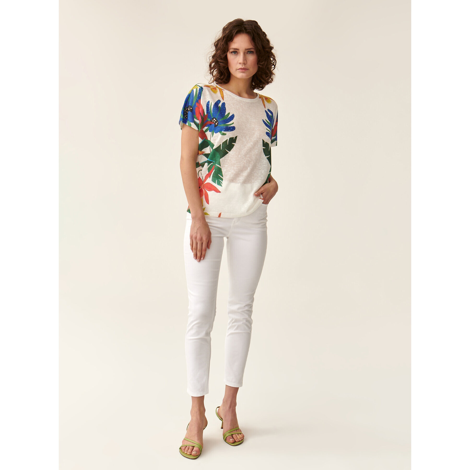 Tatuum Блуза Abenila T2311.051 Бял Regular Fit - Pepit.bg