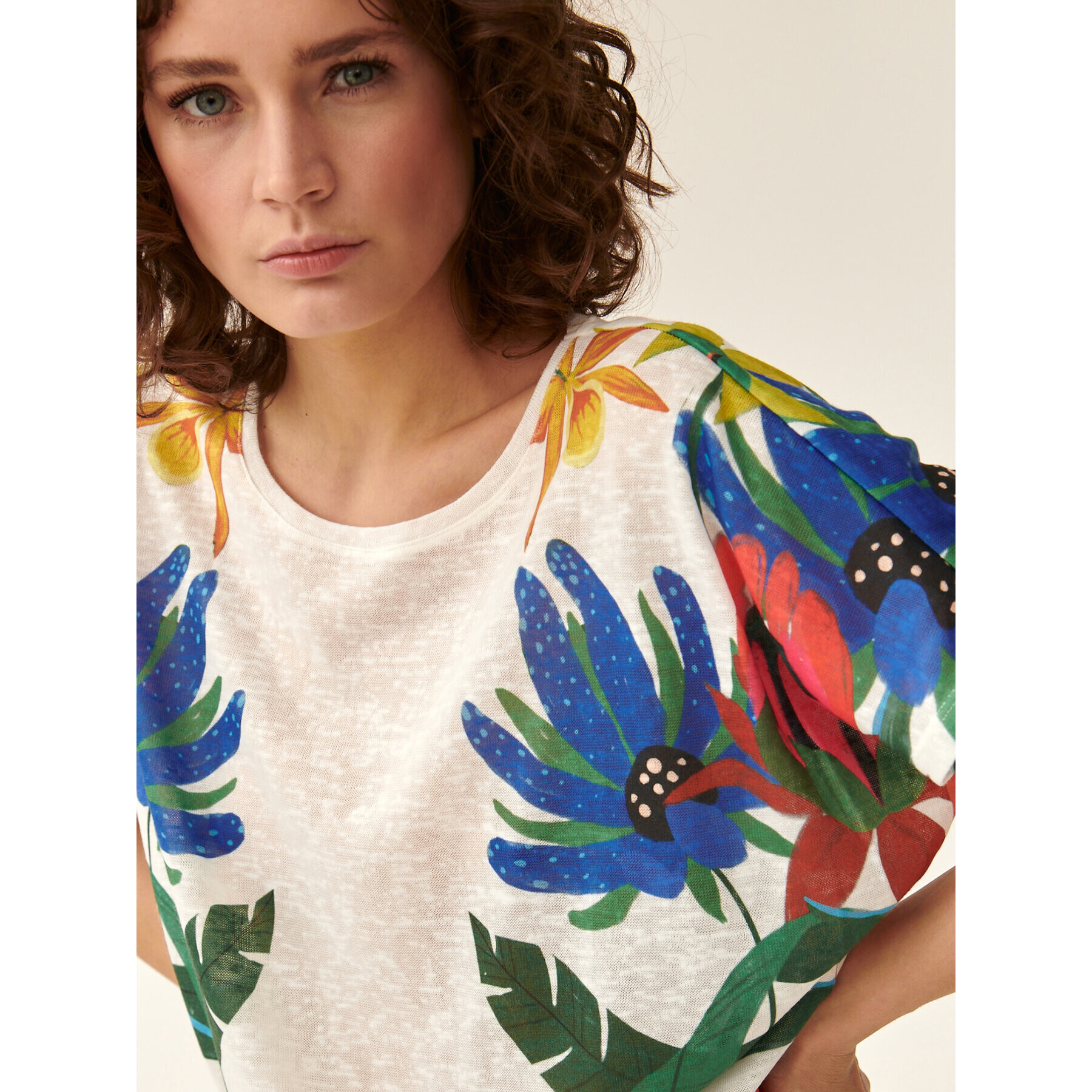Tatuum Блуза Abenila T2311.051 Бял Regular Fit - Pepit.bg
