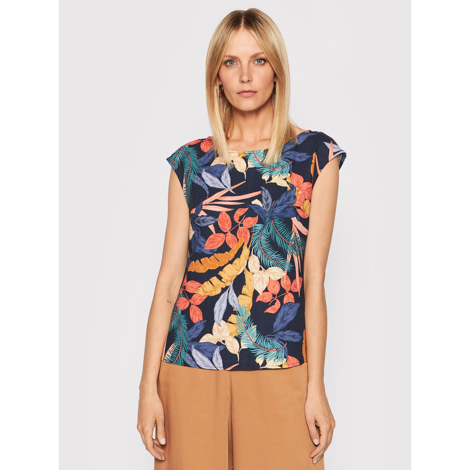 Tatuum Блуза Afeli T2209.061 Тъмносин Regular Fit - Pepit.bg