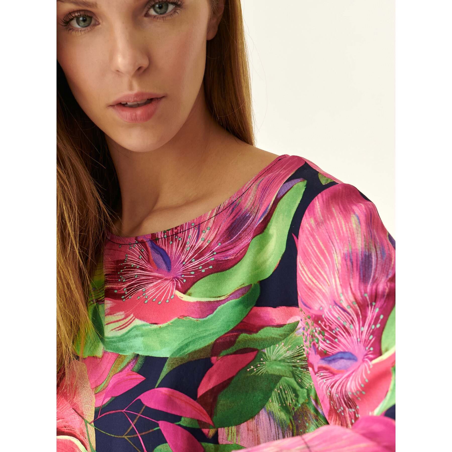 Tatuum Блуза Afeliami T2305.044 Тъмносин Regular Fit - Pepit.bg