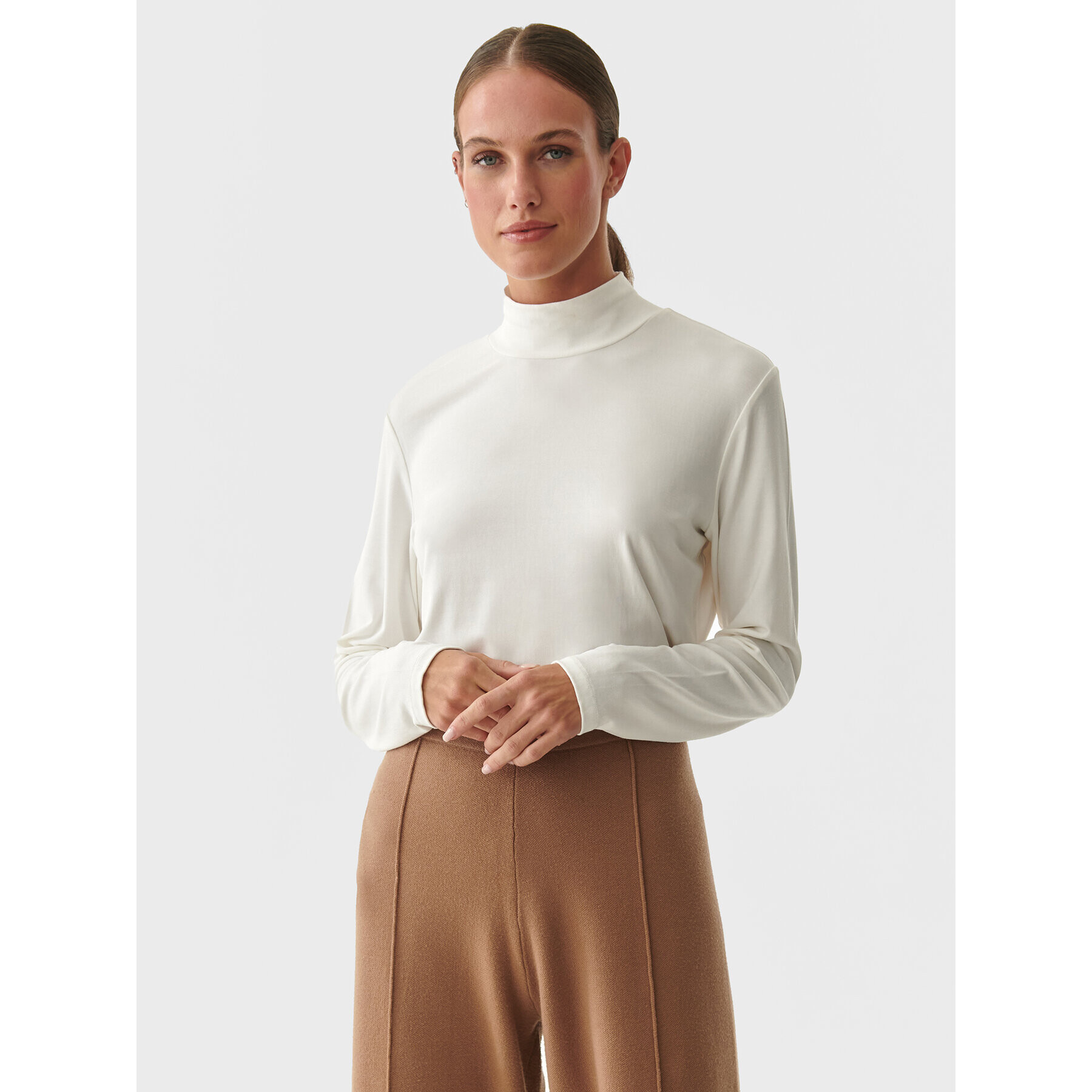 Tatuum Блуза Lemiki T2221.044 Бял Regular Fit - Pepit.bg
