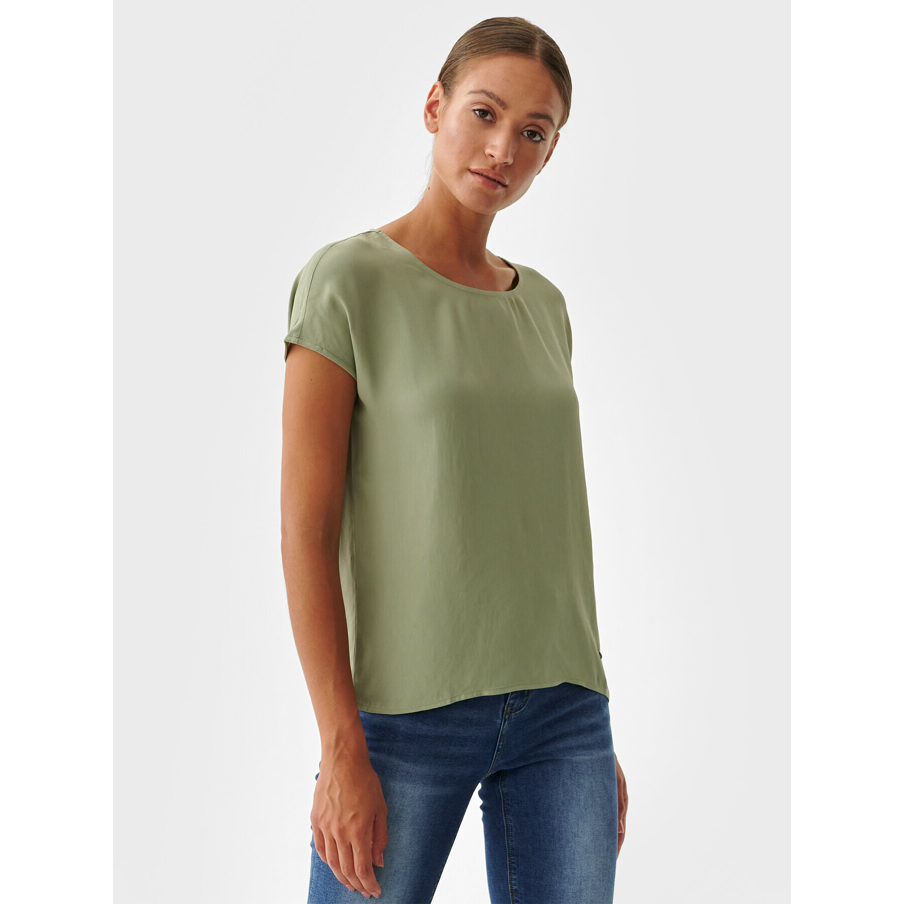 Tatuum Блуза Linsila T2215.048 Зелен Regular Fit - Pepit.bg