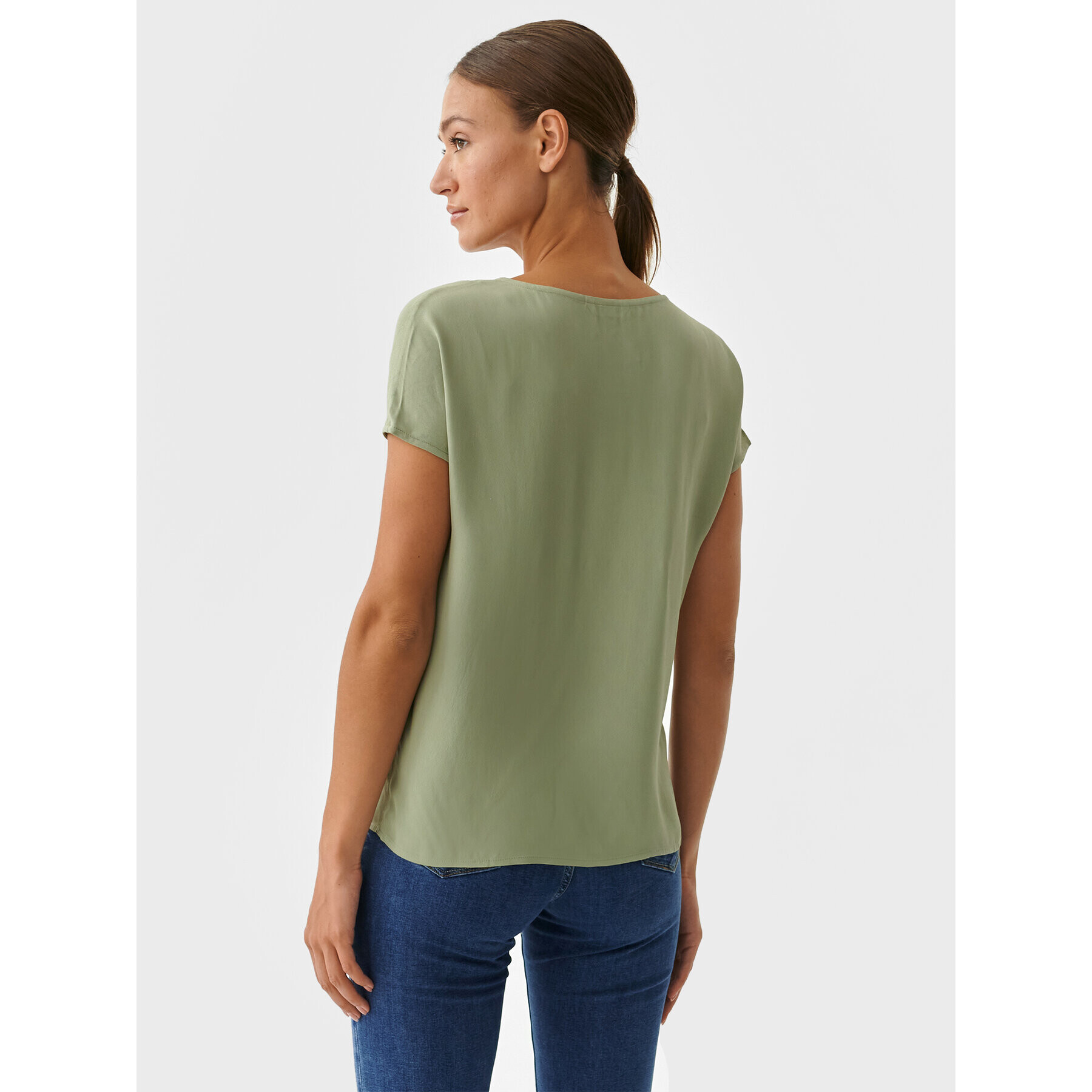 Tatuum Блуза Linsila T2215.048 Зелен Regular Fit - Pepit.bg