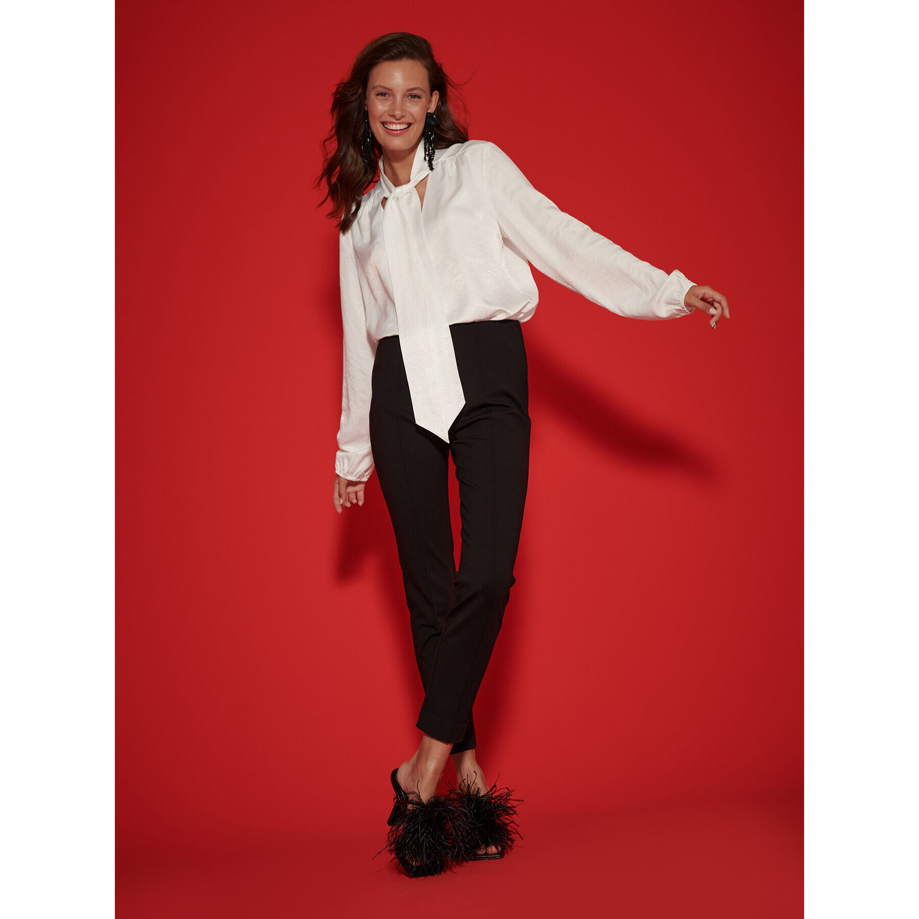 Tatuum Блуза Szarilo T2224.053B Бял Regular Fit - Pepit.bg