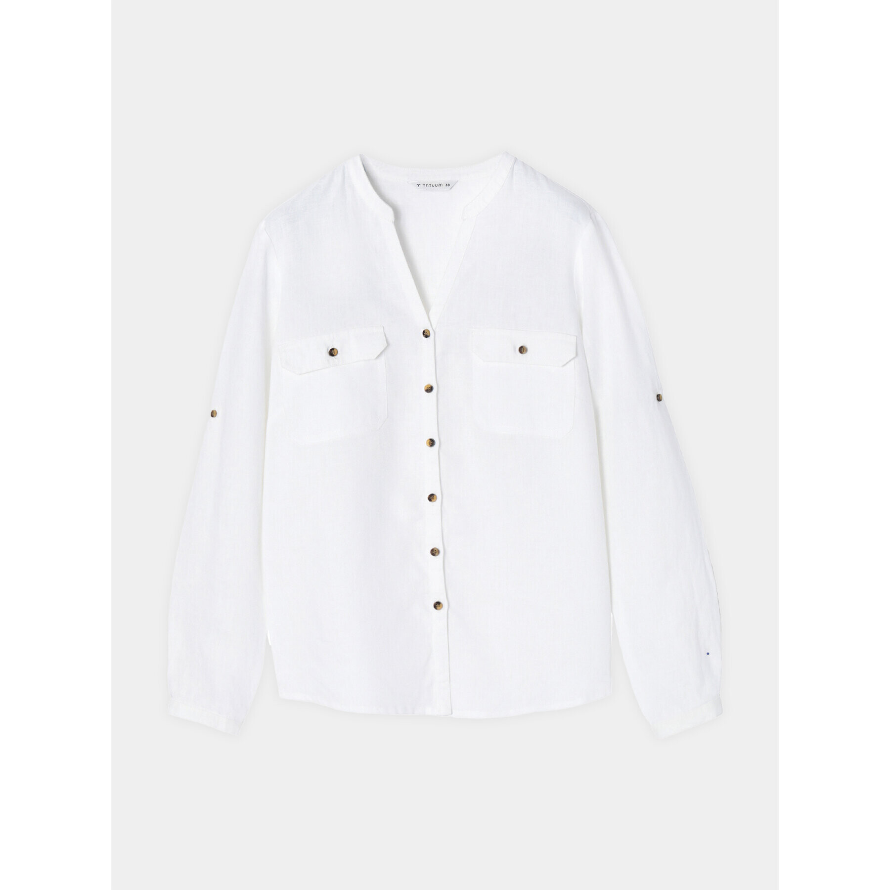 Tatuum Риза Justyna T2308.080 Бял Classic Fit - Pepit.bg