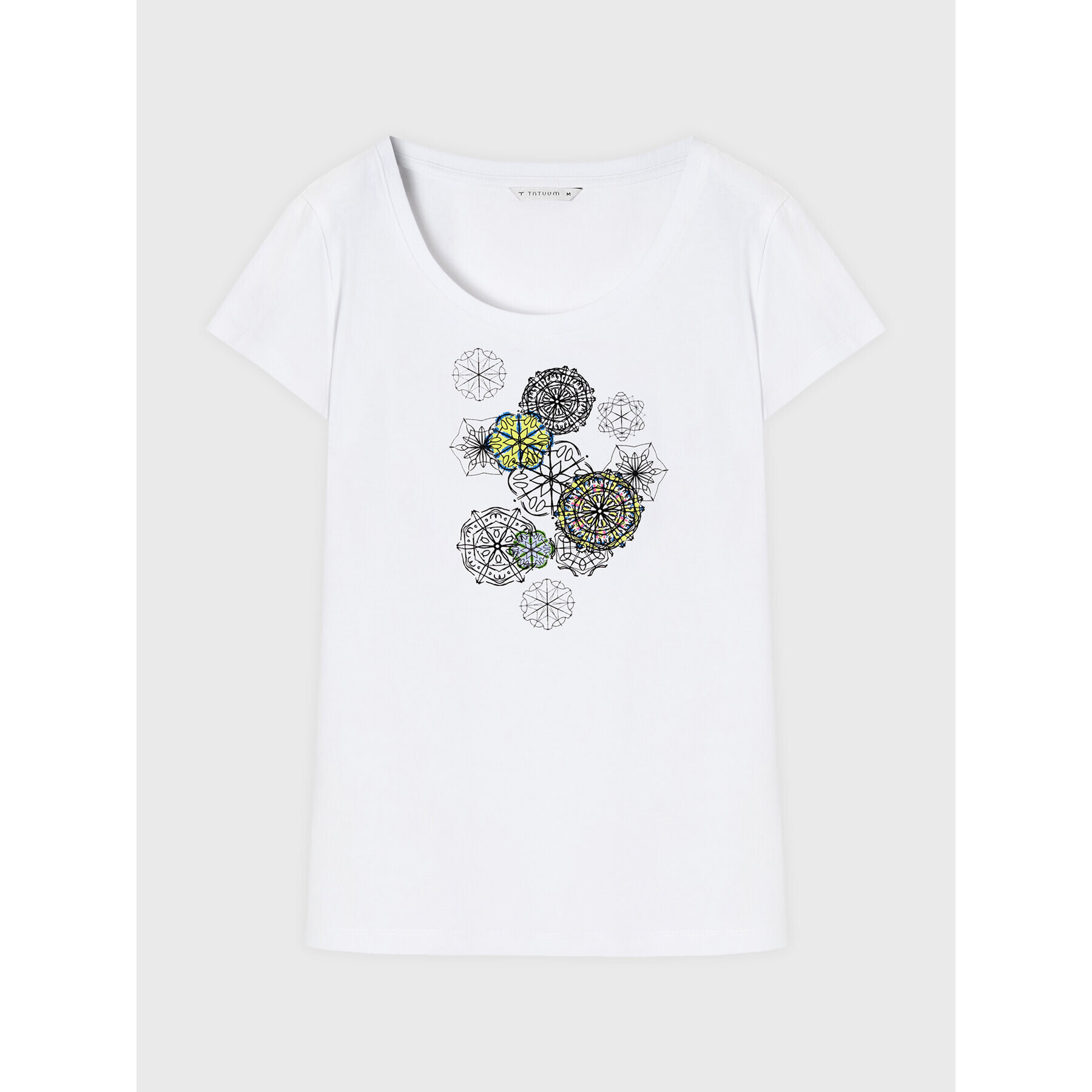 Tatuum Тишърт Antonia 1 T2216.112 Бял Regular Fit - Pepit.bg
