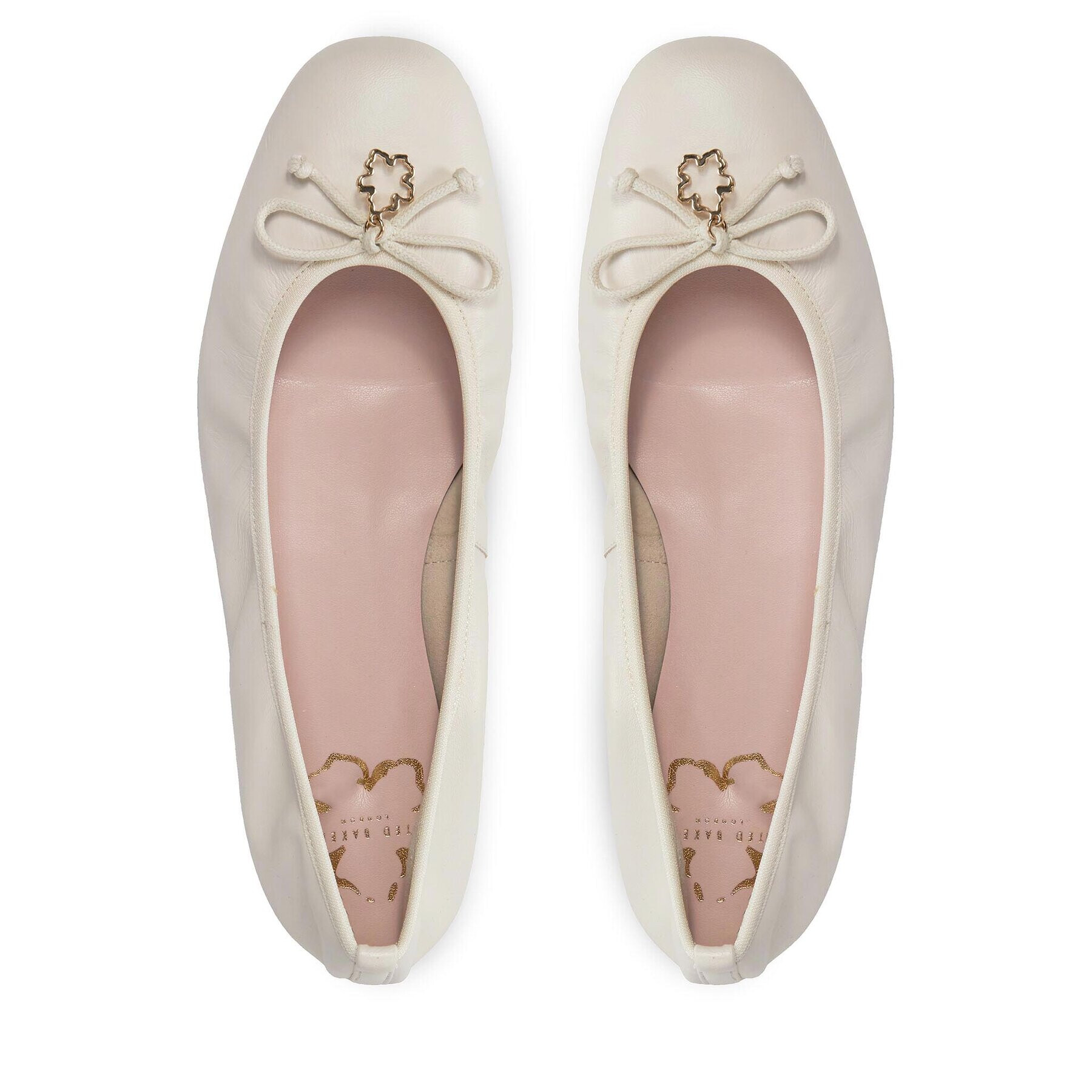 Ted Baker Балеринки 259142 Екрю - Pepit.bg