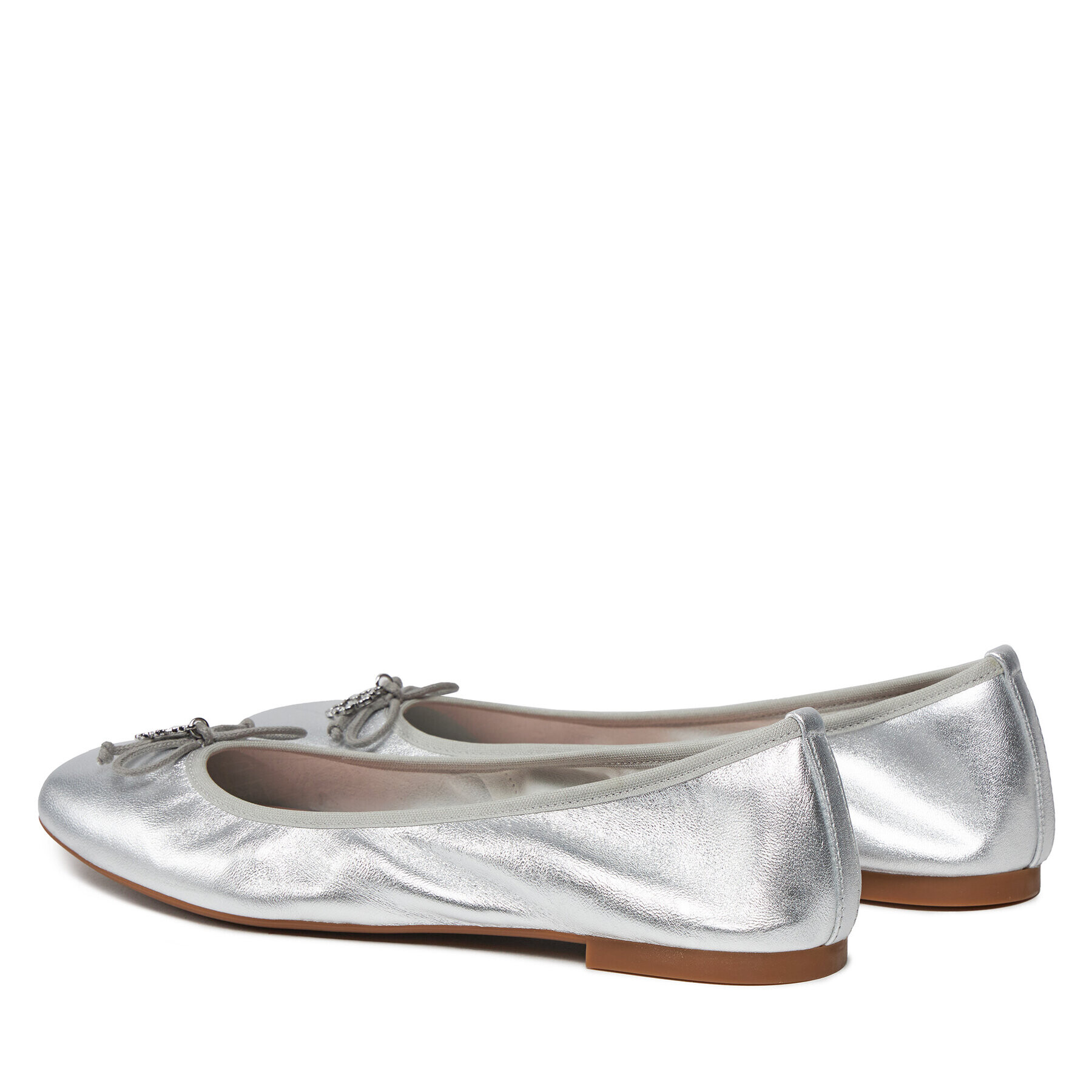 Ted Baker Балеринки 259142 Сребрист - Pepit.bg
