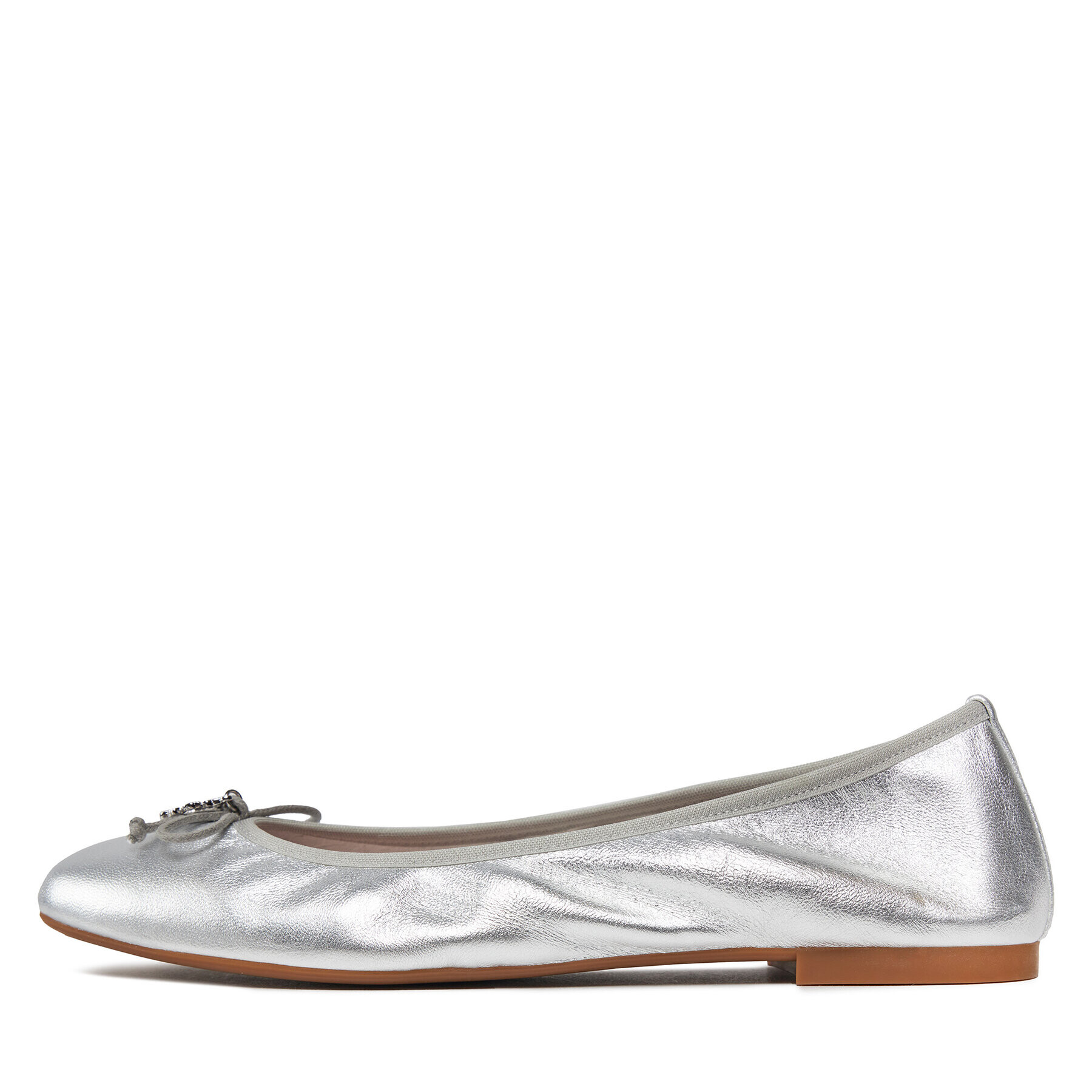 Ted Baker Балеринки 259142 Сребрист - Pepit.bg