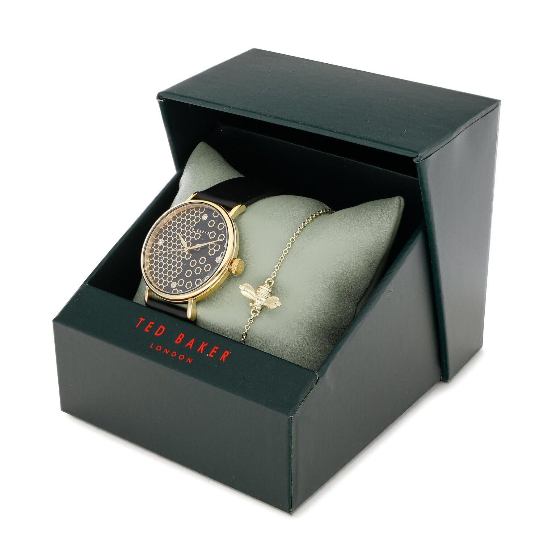 Ted Baker Часовник Phylipa Beehive BKG028500 Черен - Pepit.bg