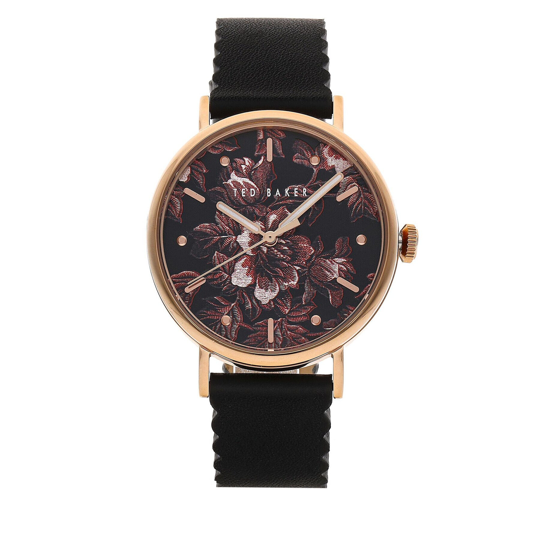 Ted Baker Часовник Phylipa Bloom BKPPHF202 Черен - Pepit.bg