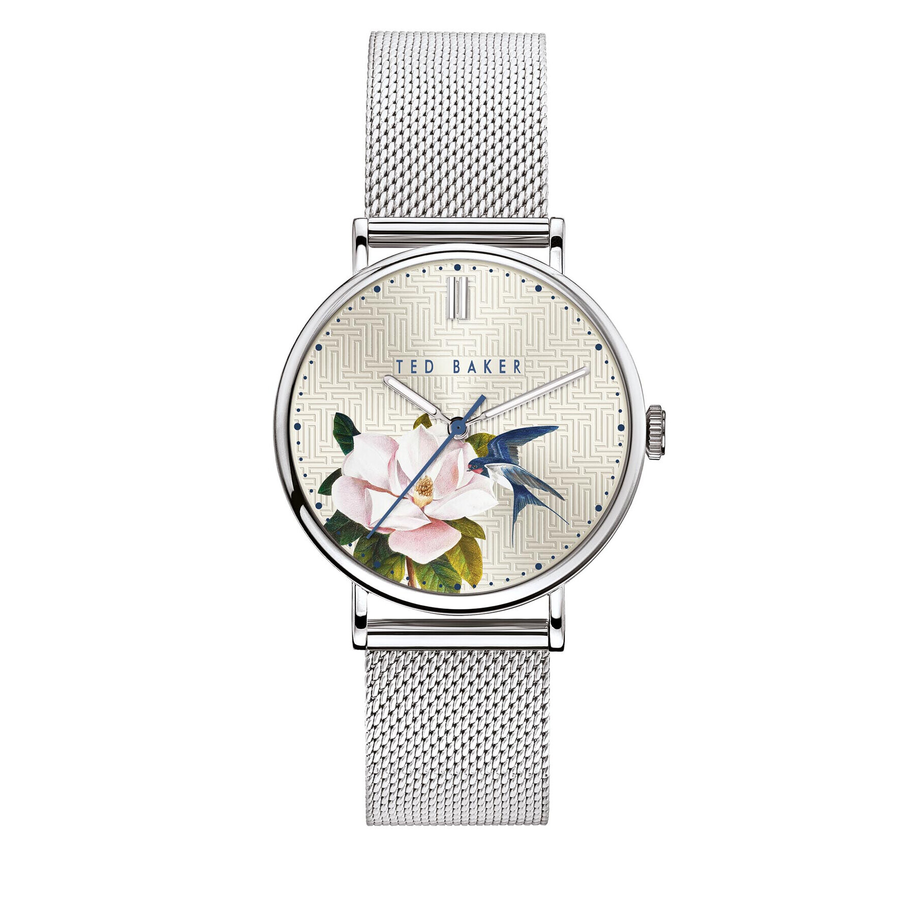 Ted Baker Часовник Phylipa Flowers BKPPFF902 Сребрист - Pepit.bg