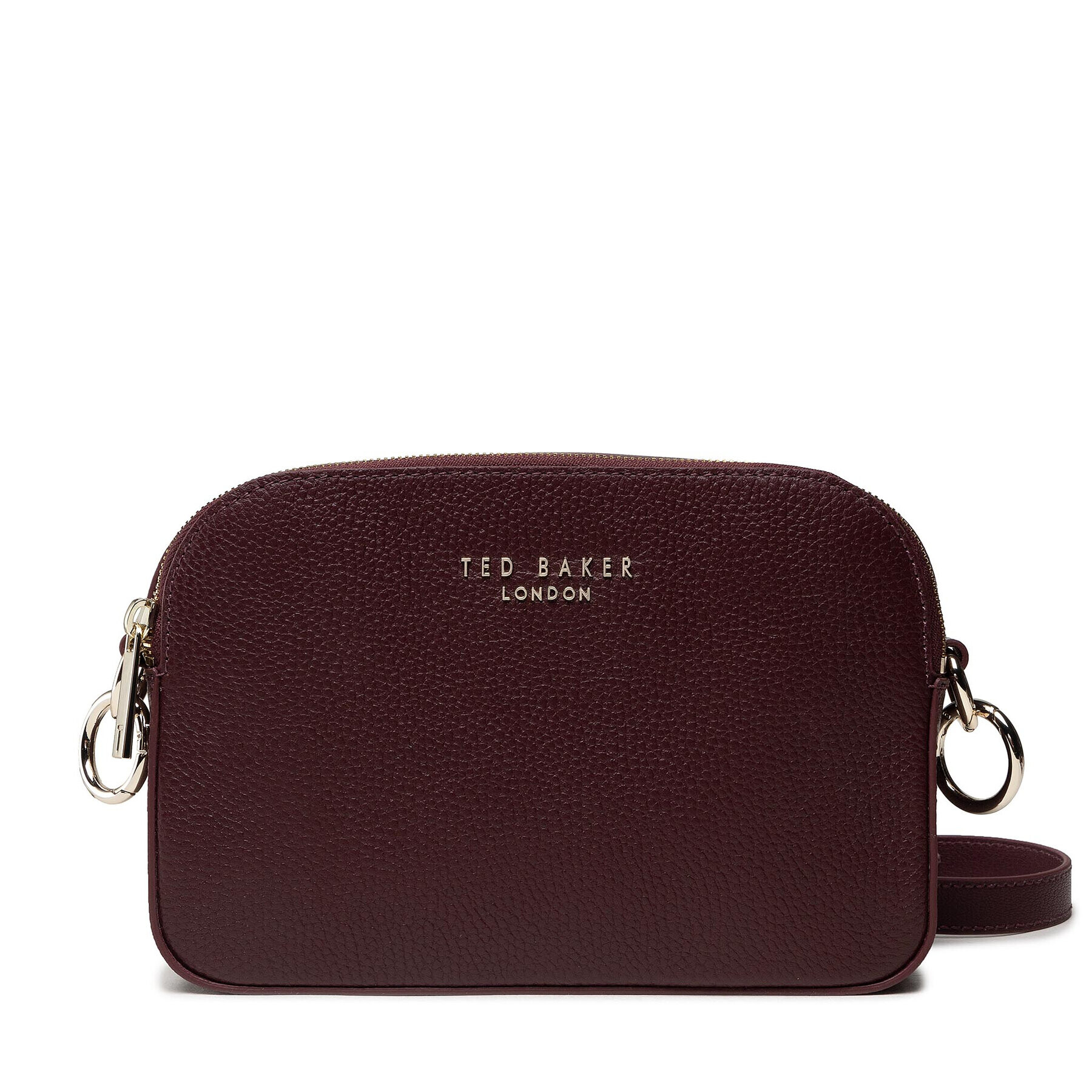 Ted Baker Дамска чанта Branded Webbing Strap Camera Bag 241916 Бордо - Pepit.bg