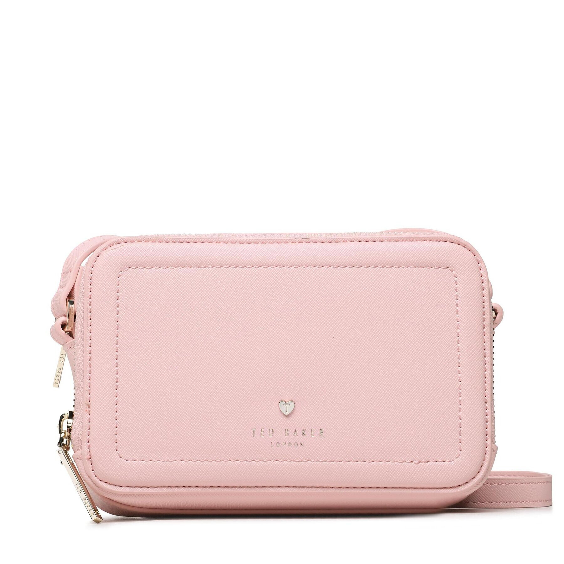 Ted Baker Дамска чанта Heart Studded Small Camera Bag 266810 Розов - Pepit.bg