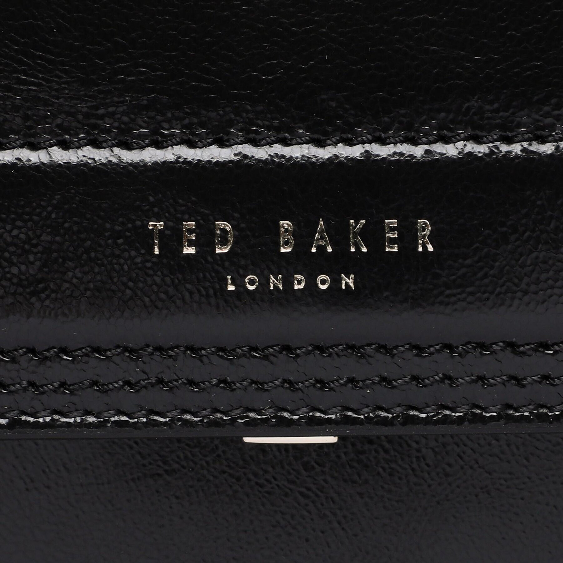 Ted Baker Дамска чанта Metallic Cross Body Bag 265675 Черен - Pepit.bg