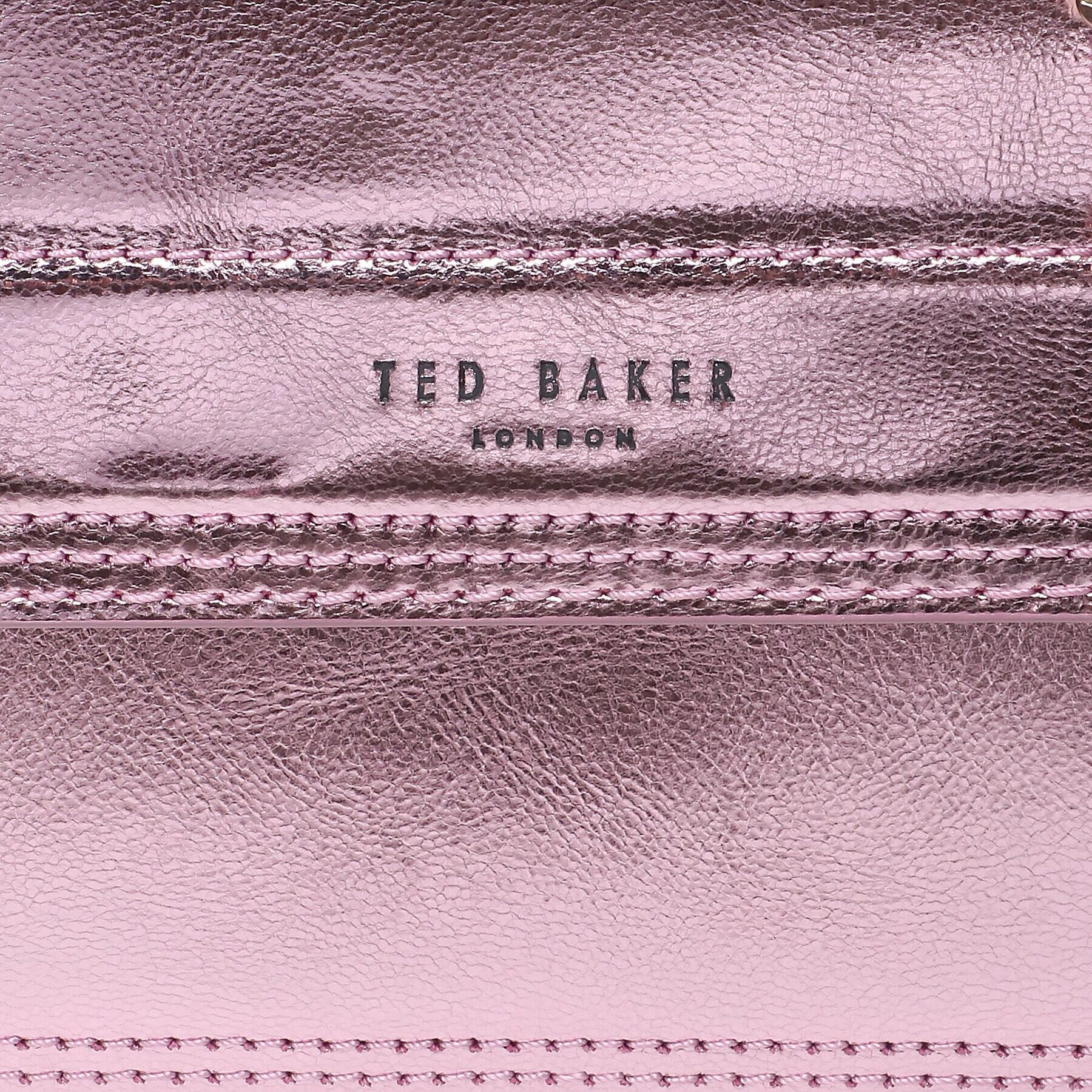 Ted Baker Дамска чанта Metallic Cross Body Bag 265675 Розов - Pepit.bg