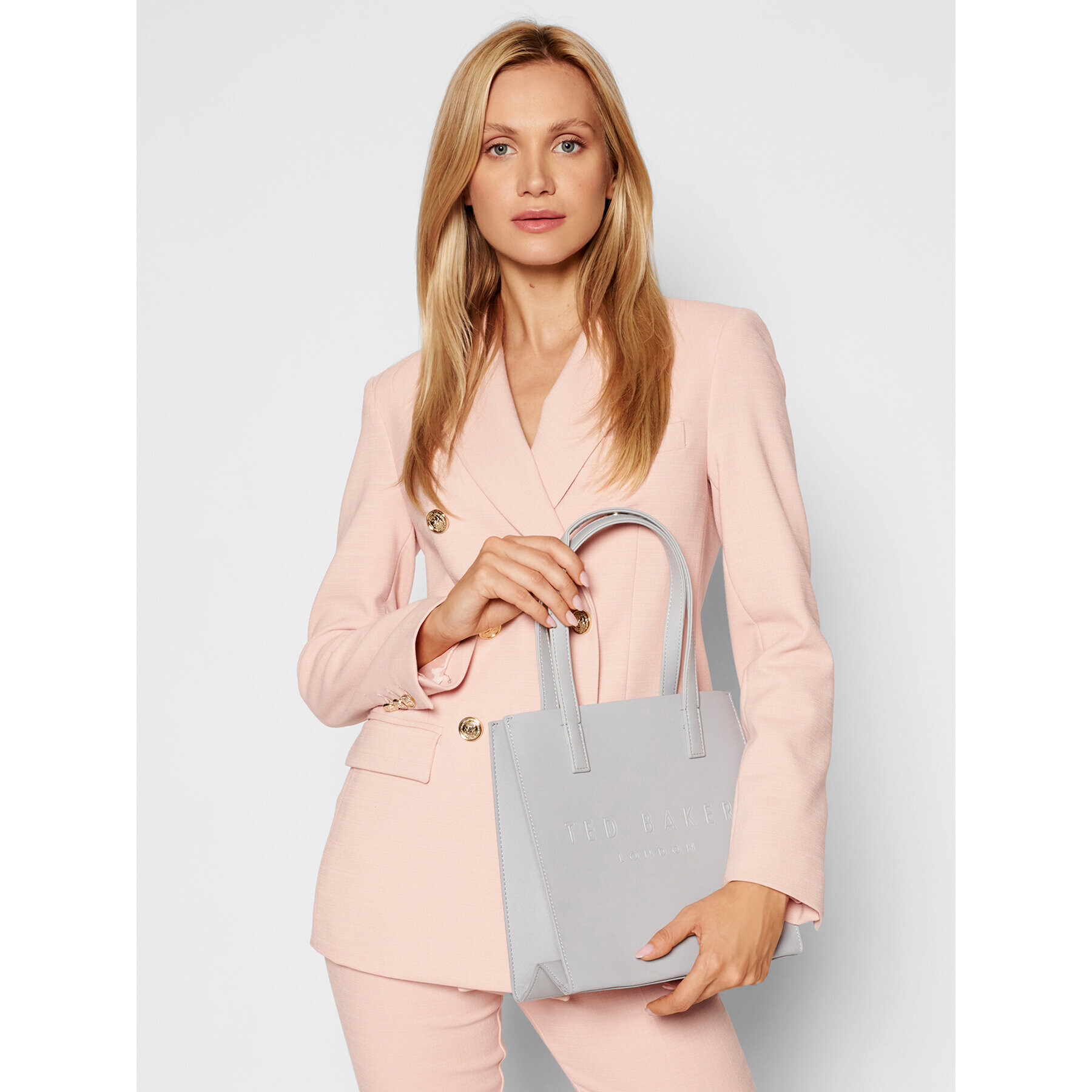 Ted Baker Дамска чанта Seacon 155929 Сив - Pepit.bg