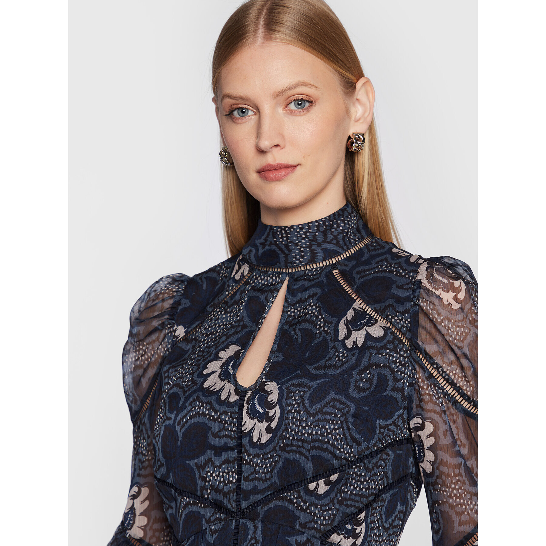 Ted Baker Ежедневна рокля Deluna 263785 Тъмносин Regular Fit - Pepit.bg