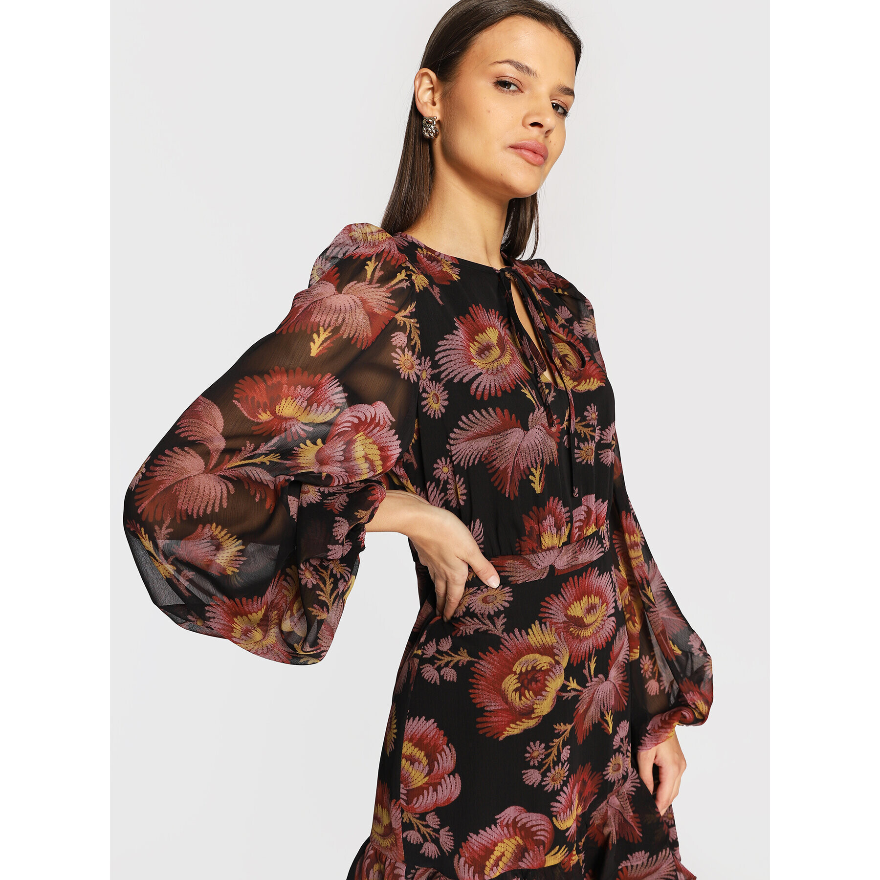 Ted Baker Ежедневна рокля Piara 264592 Черен Regular Fit - Pepit.bg