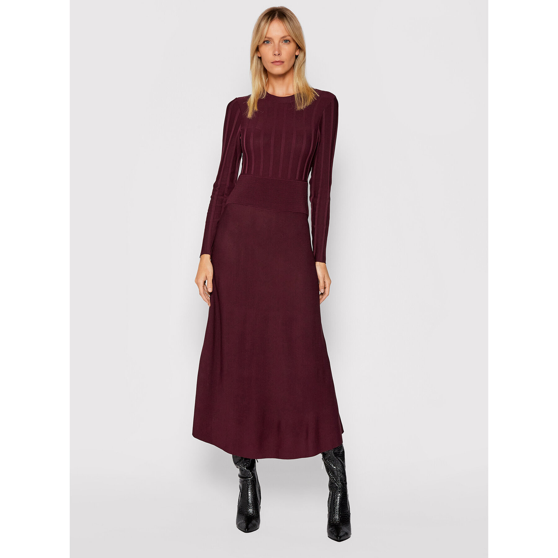 Ted Baker Ежедневна рокля Aimyy 255067 Бордо Slim Fit - Pepit.bg