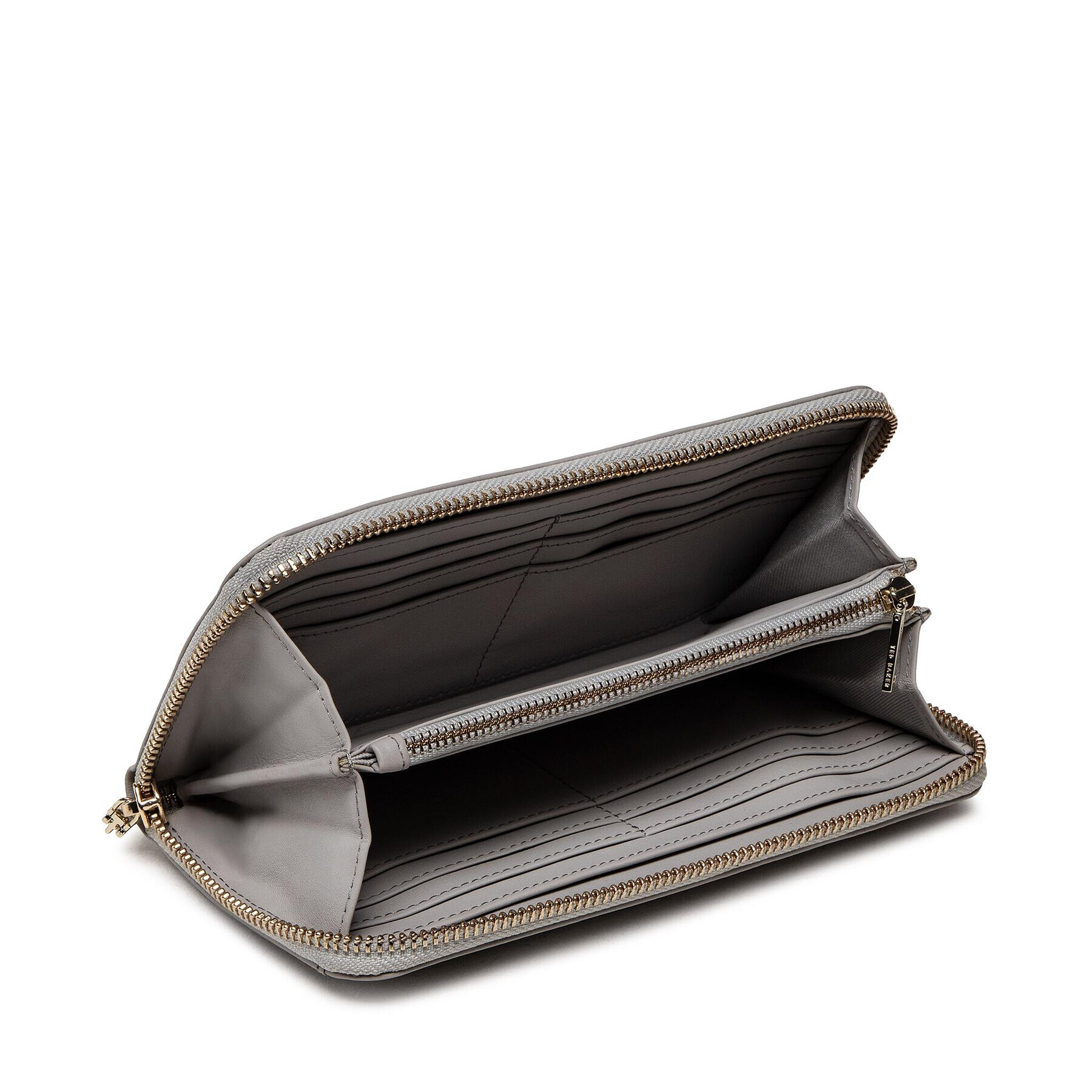 Ted Baker Голям дамски портфейл Garcey 261375 Сив - Pepit.bg