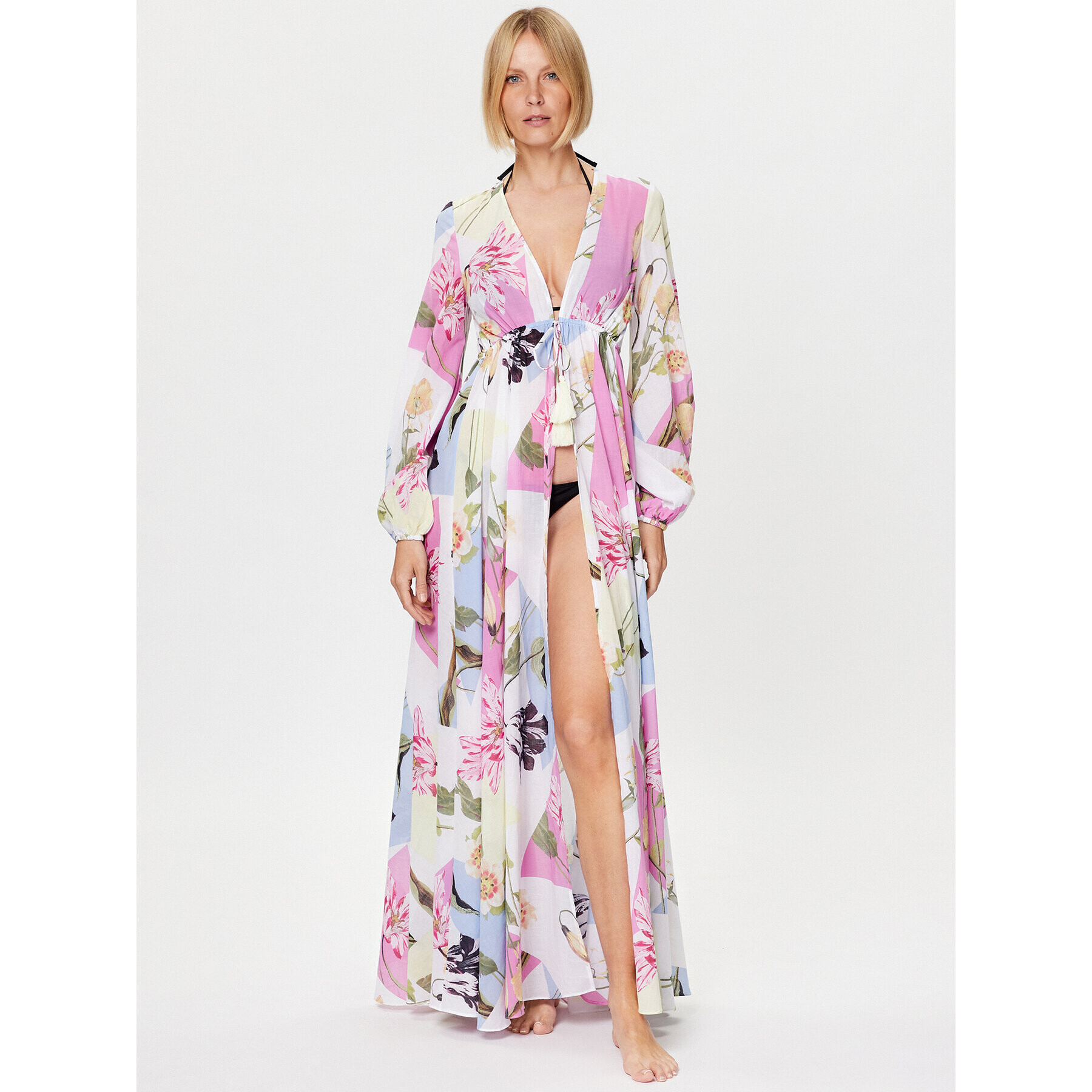 Ted Baker Кимоно Floaty 268124 Цветен Relaxed Fit - Pepit.bg