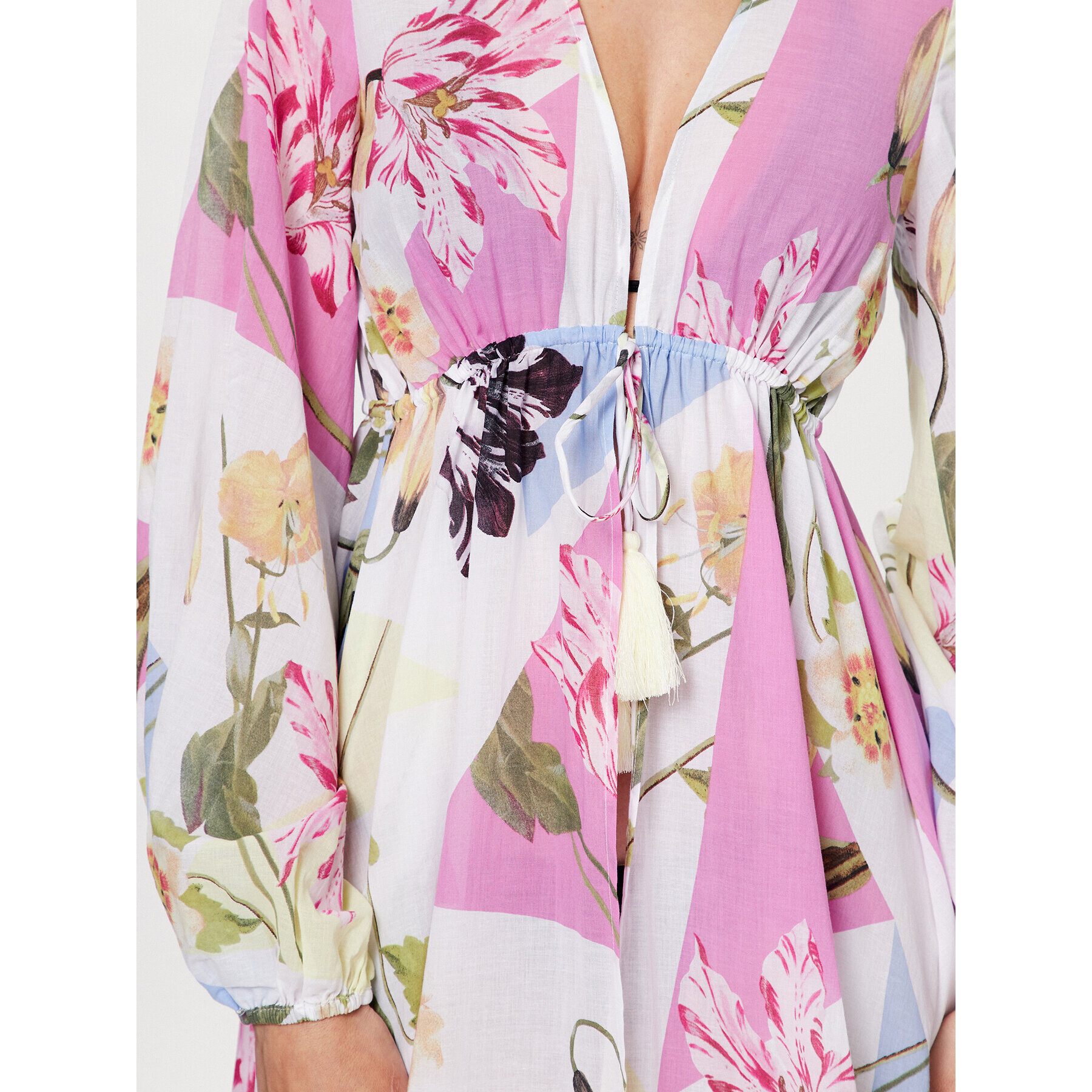 Ted Baker Кимоно Floaty 268124 Цветен Relaxed Fit - Pepit.bg