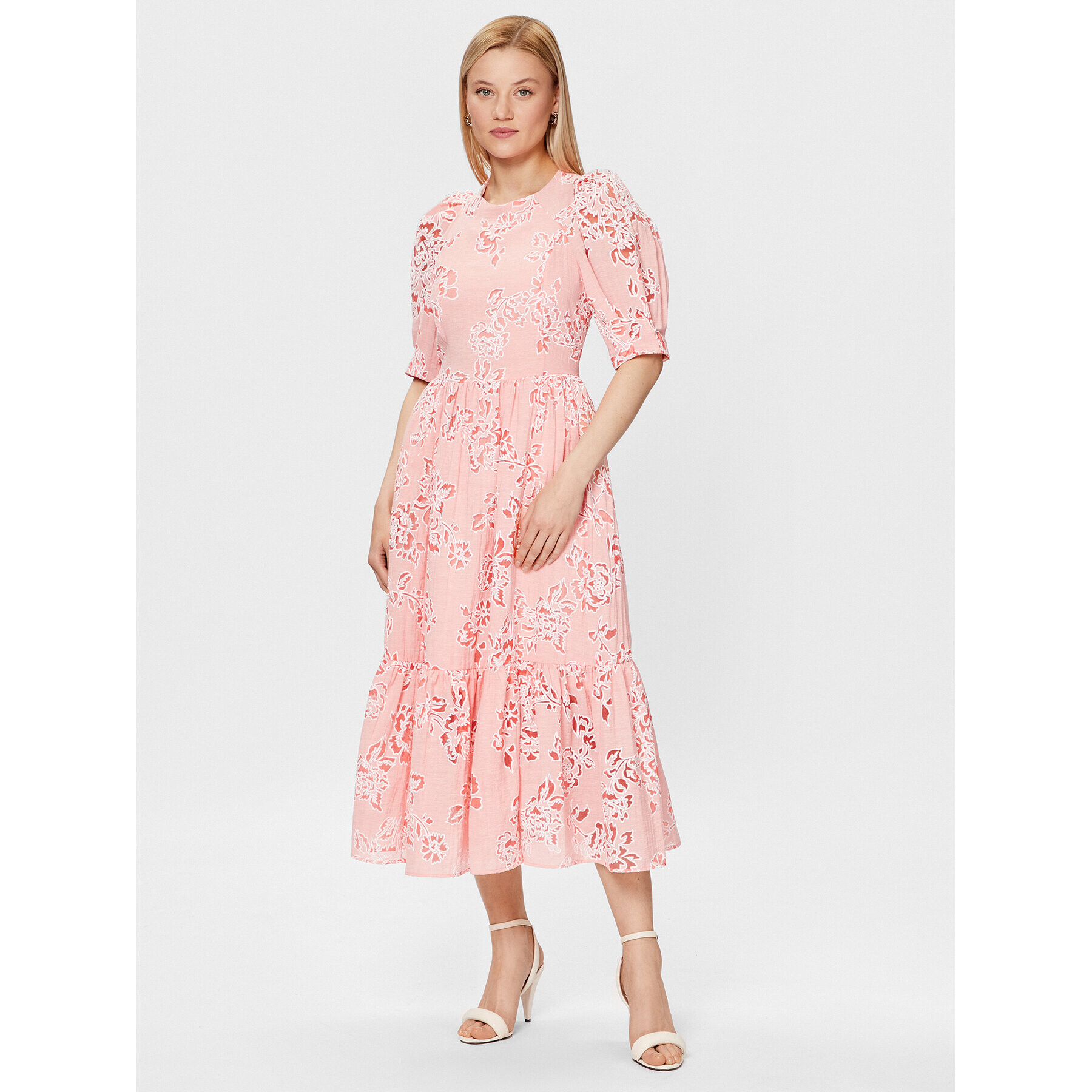 Ted Baker Коктейлна рокля 269186 Розов Regular Fit - Pepit.bg