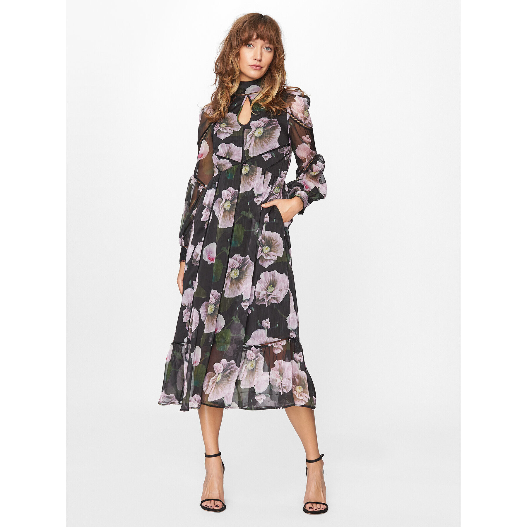 Ted Baker Коктейлна рокля Pohlley 272496 Черен Regular Fit - Pepit.bg