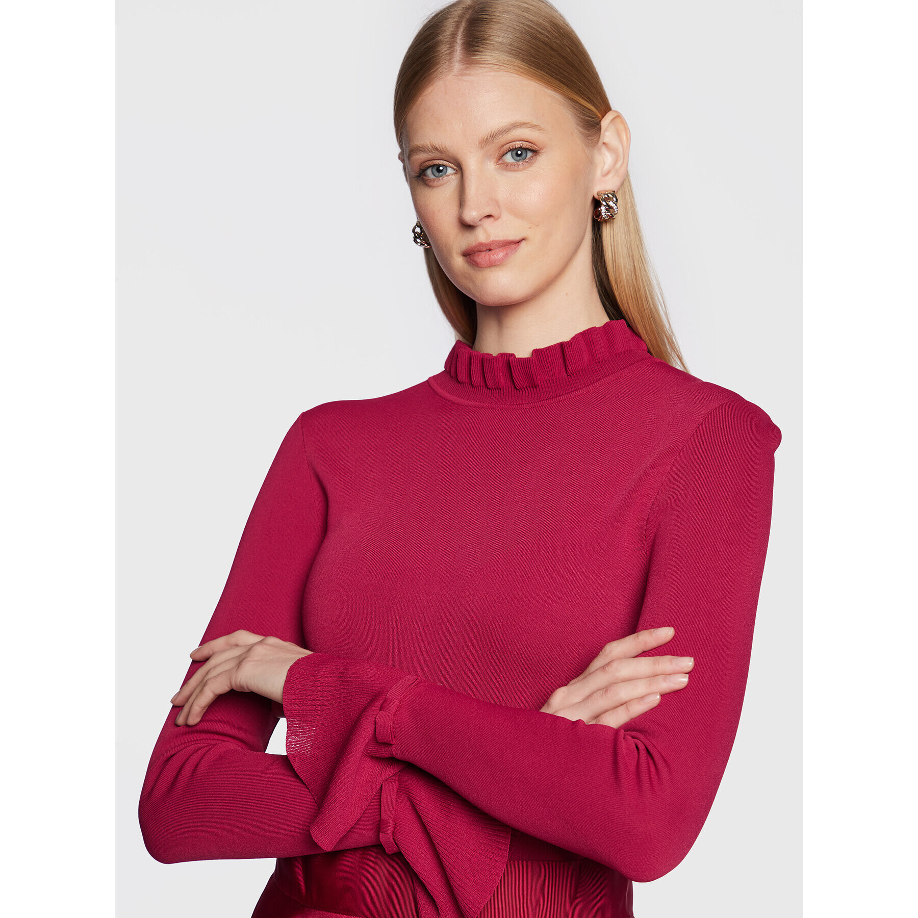 Ted Baker Коктейлна рокля Zadi 258627 Бордо Regular Fit - Pepit.bg