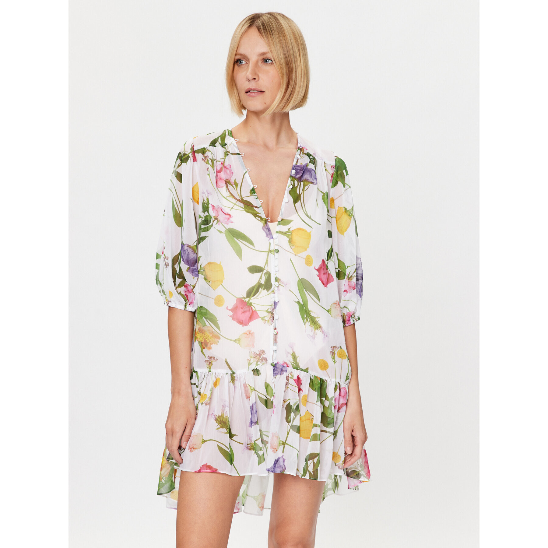 Ted Baker Плажна рокля Rosmryy 268090 Цветен Regular Fit - Pepit.bg