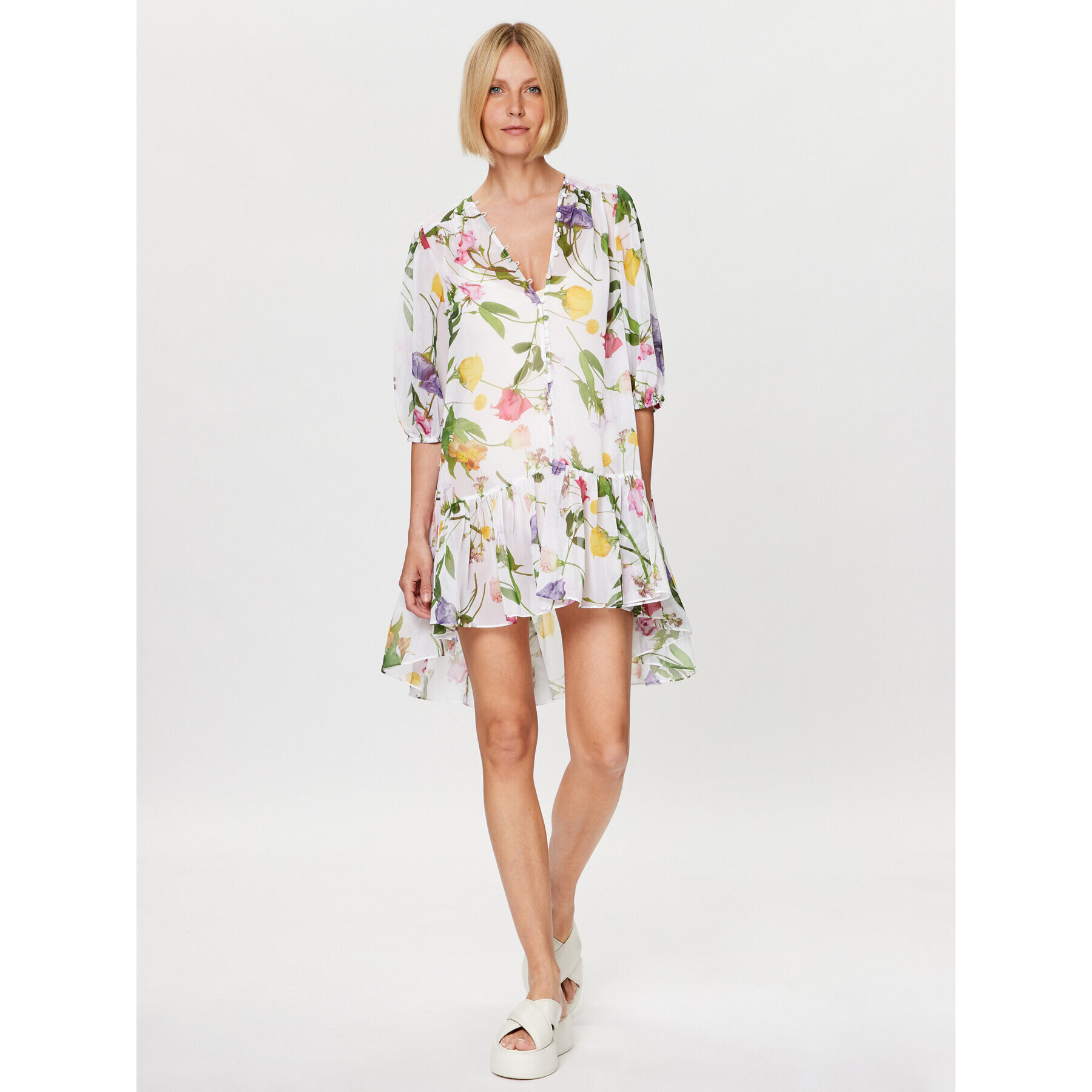 Ted Baker Плажна рокля Rosmryy 268090 Цветен Regular Fit - Pepit.bg