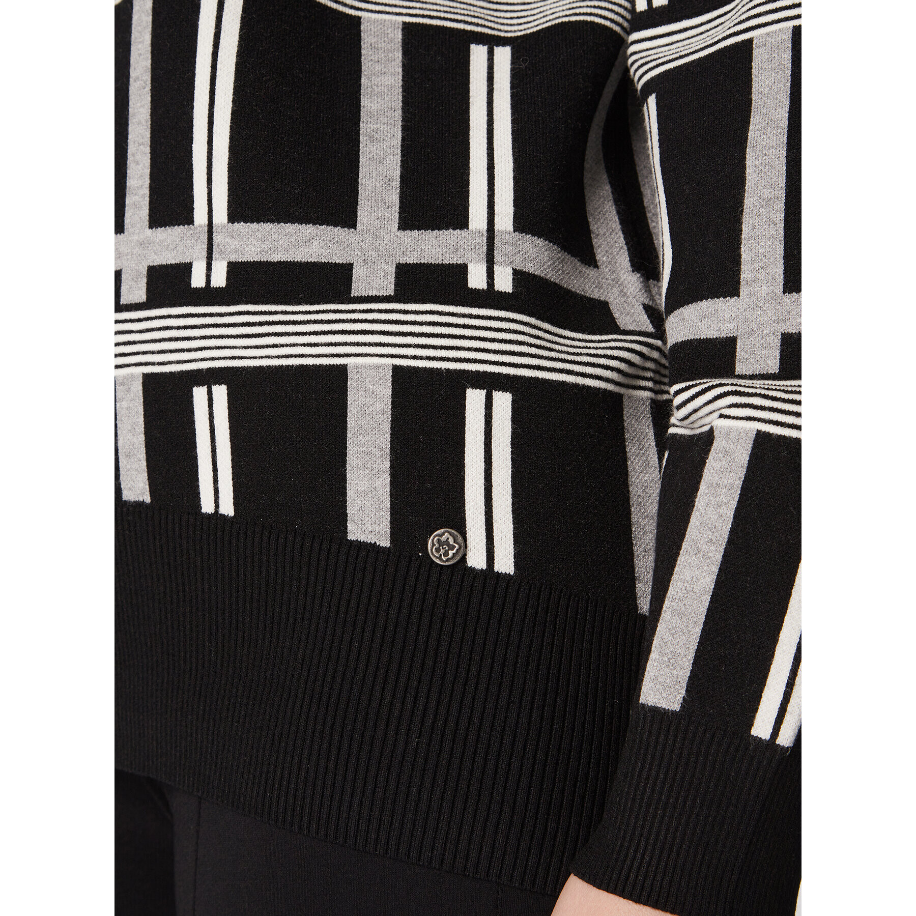 Ted Baker Поло Dyiana 264480 Черен Relaxed Fit - Pepit.bg