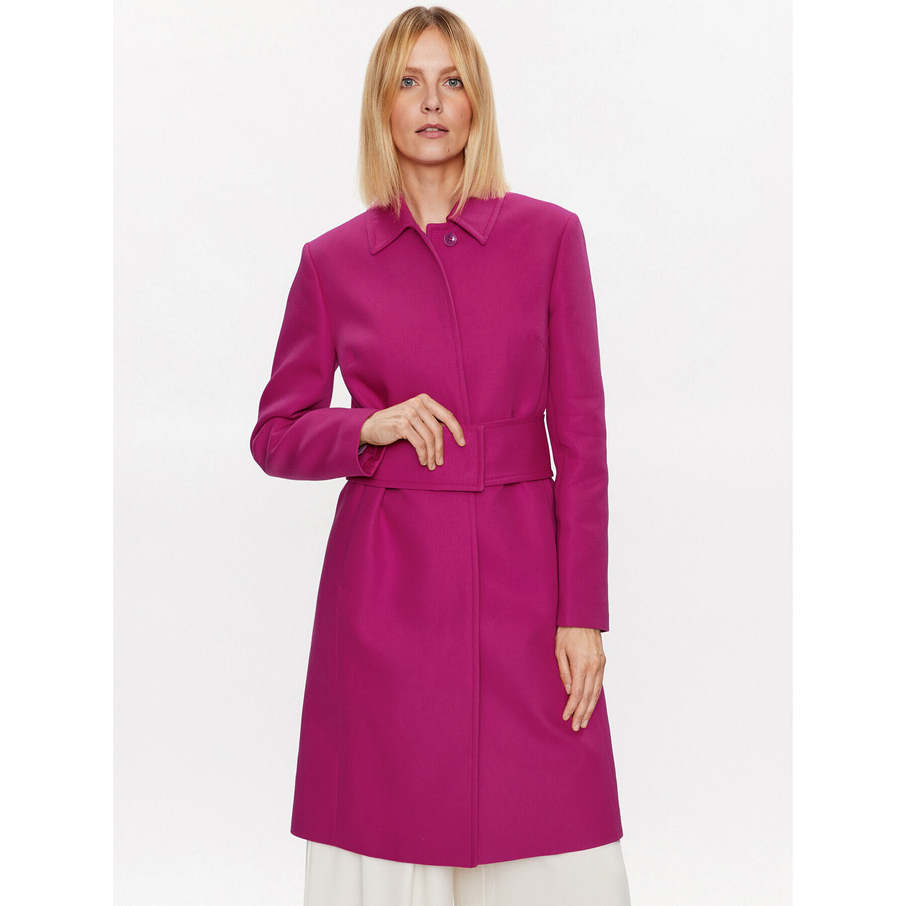 Ted Baker Преходно палто Isolde 266200 Розов Regular Fit - Pepit.bg