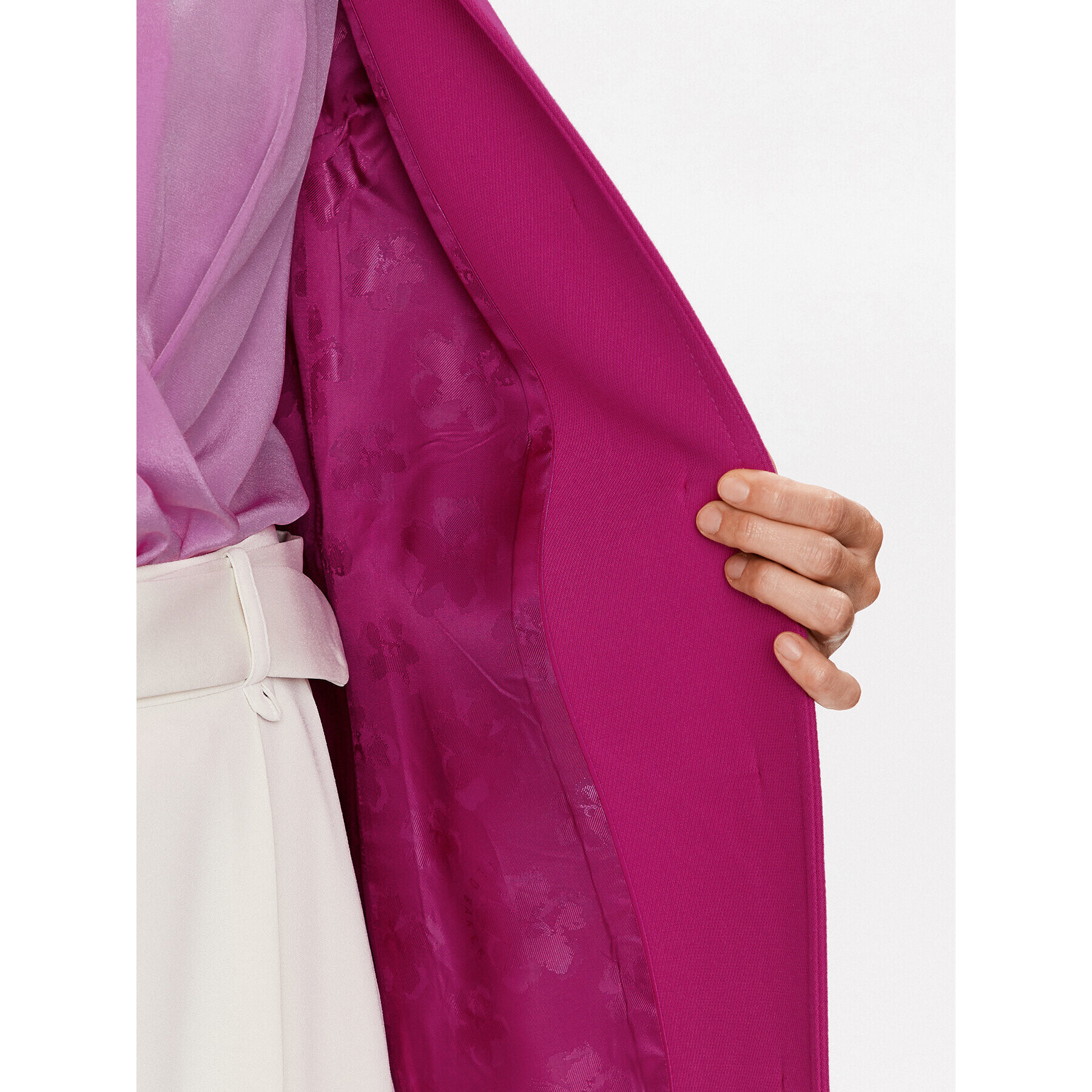 Ted Baker Преходно палто Isolde 266200 Розов Regular Fit - Pepit.bg