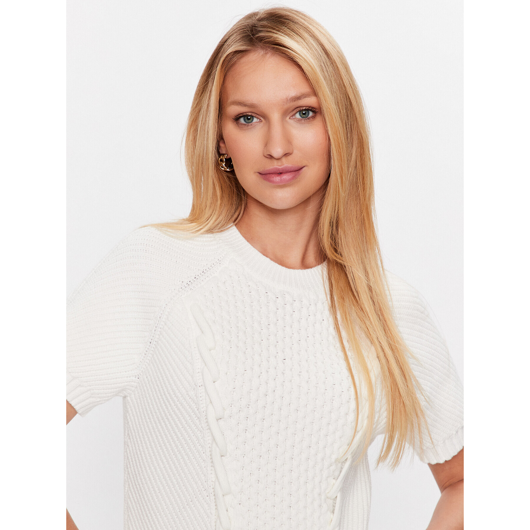 Ted Baker Пуловер Leiygh 269903 Бял Regular Fit - Pepit.bg