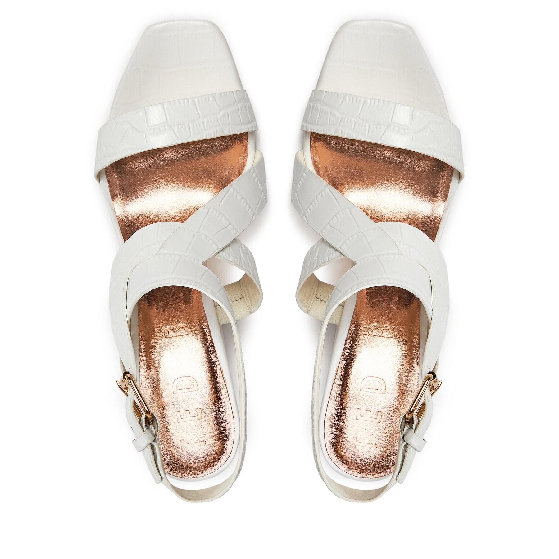 Ted Baker Сандали Kaseraa 242254 Бял - Pepit.bg