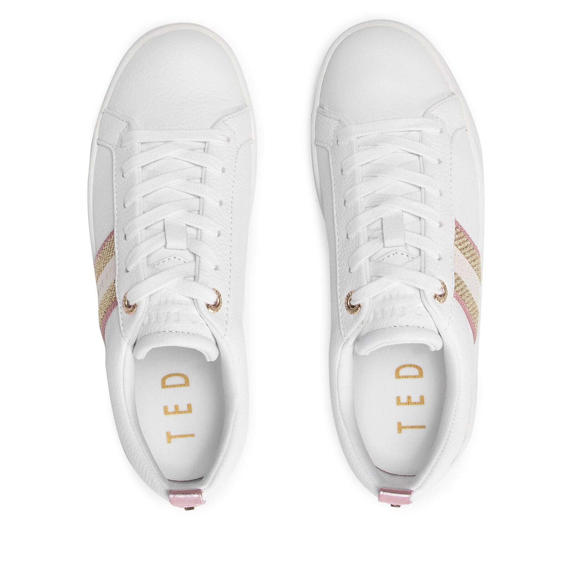 Ted Baker Сникърси Baily 246197 Бял - Pepit.bg