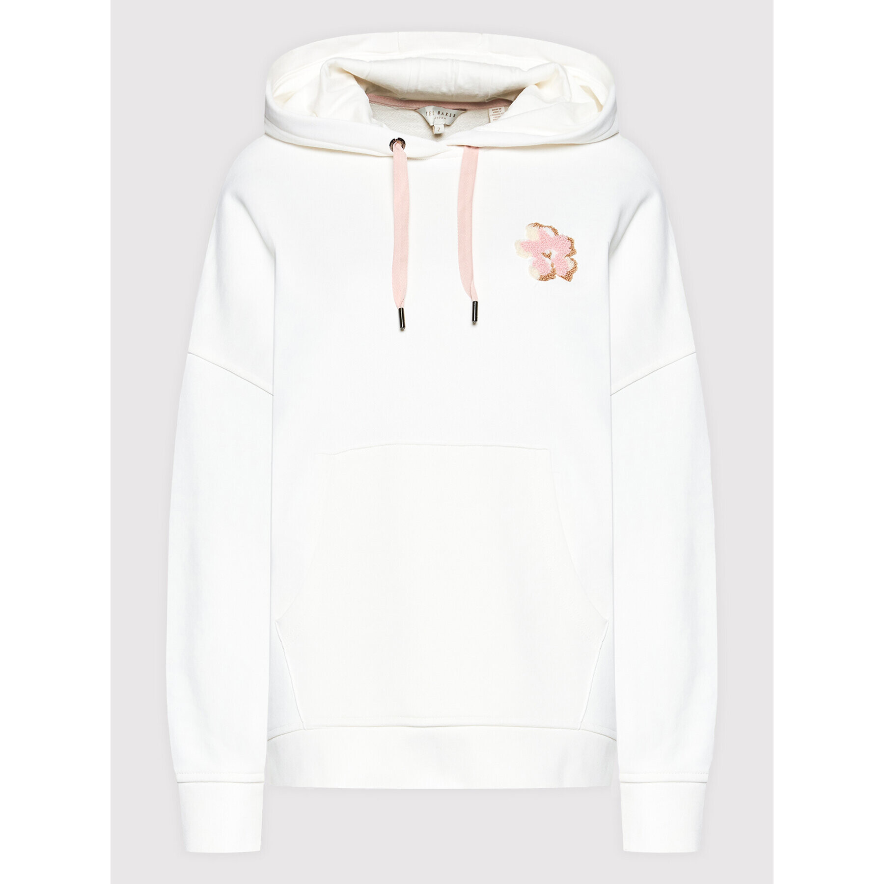 Ted Baker Суитшърт Frannie 259741 Бял Regular Fit - Pepit.bg