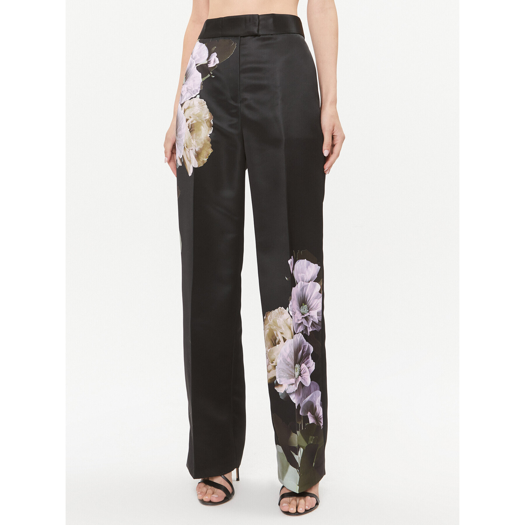 Ted Baker Текстилни панталони Nayaat 271678 Черен Wide Leg - Pepit.bg