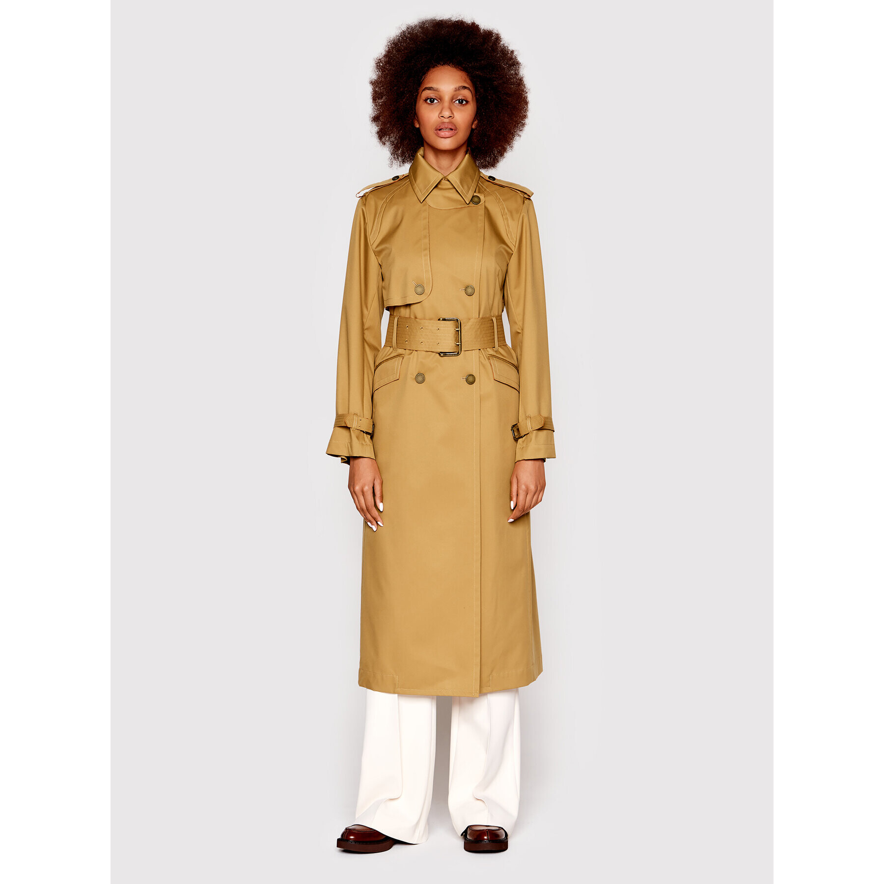 Ted Baker Тренч 256765 Кафяв Regular Fit - Pepit.bg