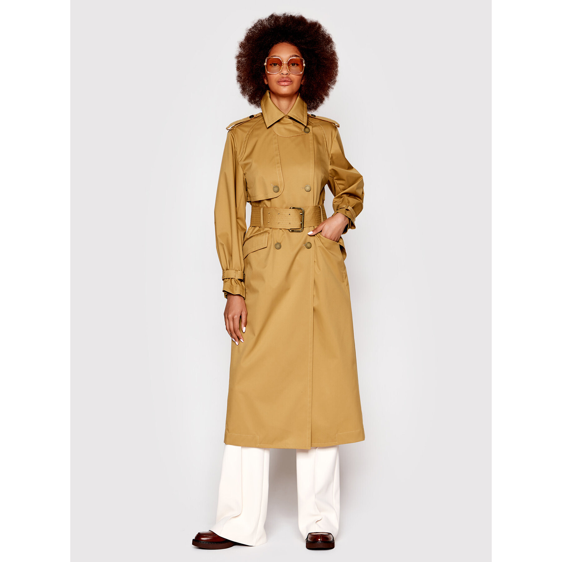 Ted Baker Тренч 256765 Кафяв Regular Fit - Pepit.bg