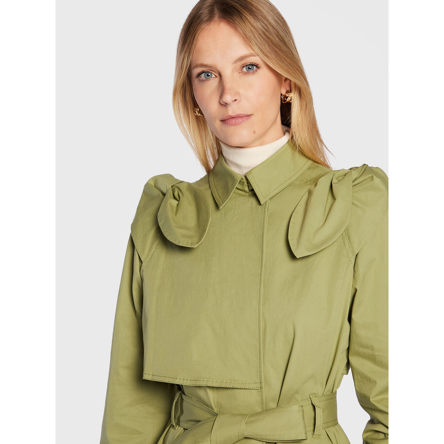 Ted Baker Тренч 261746 Зелен Regular Fit - Pepit.bg