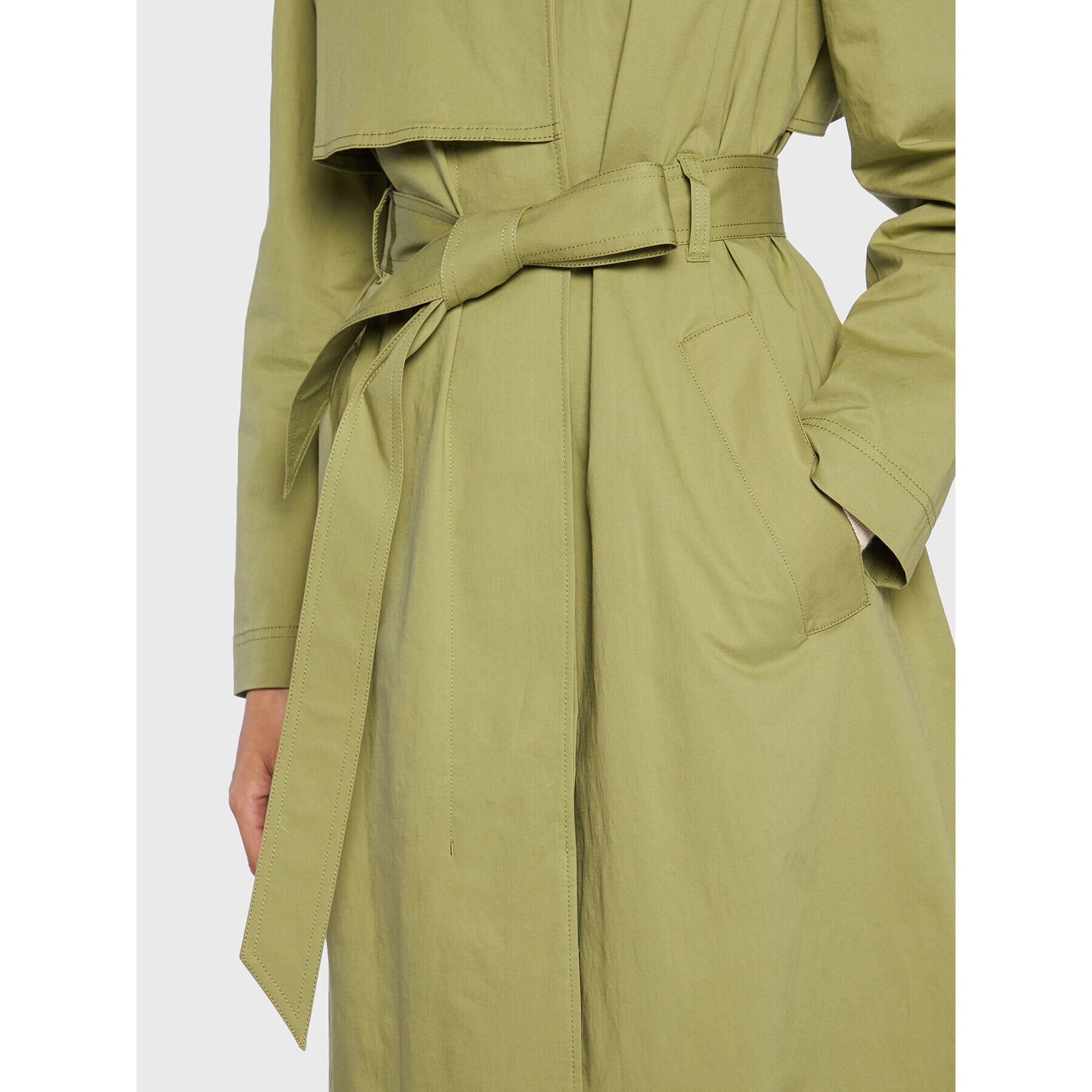 Ted Baker Тренч 261746 Зелен Regular Fit - Pepit.bg